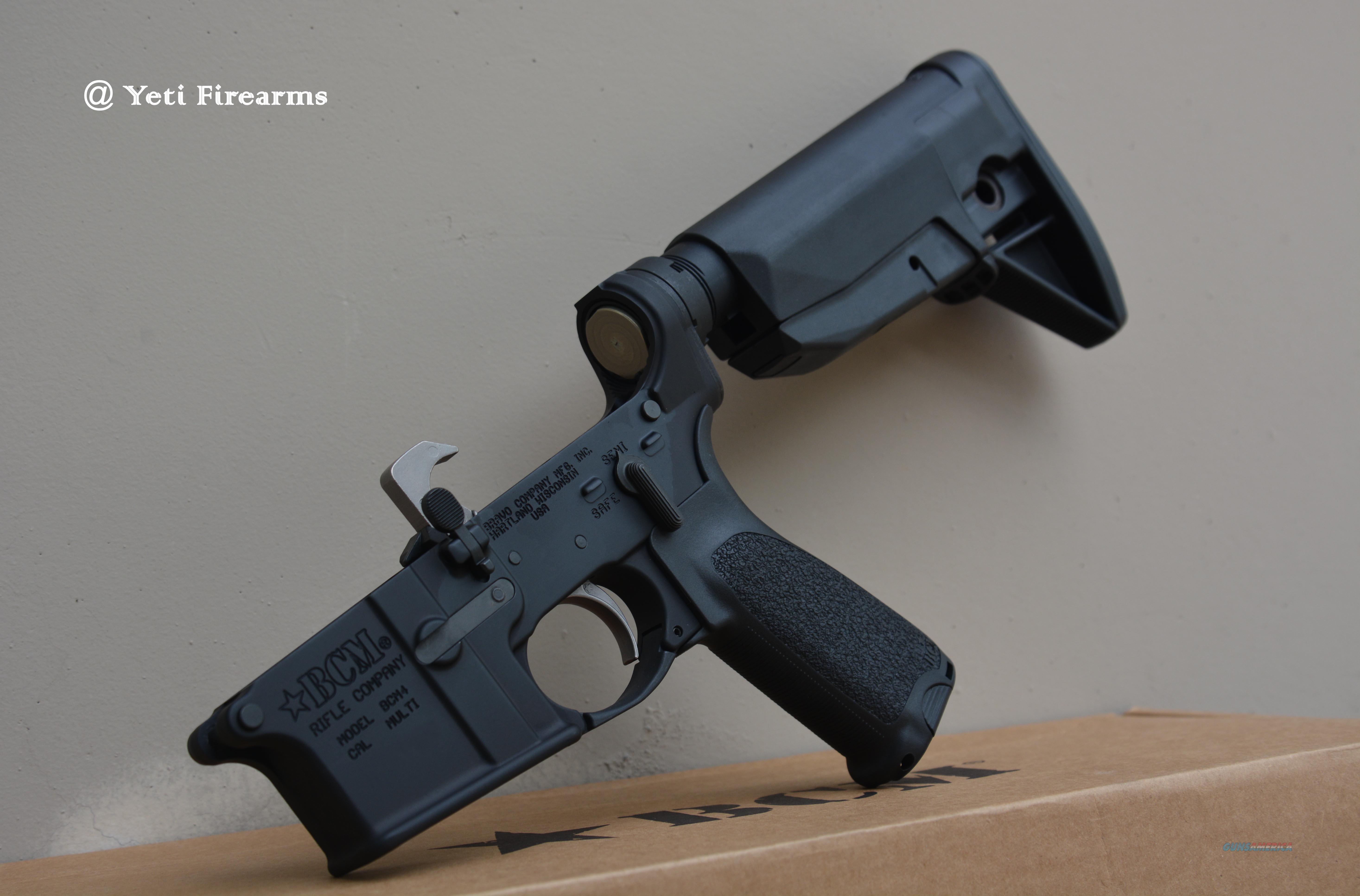 Bcm Complete Bcm4 Ar 15 Lower Mod 0 Stock Black For Sale