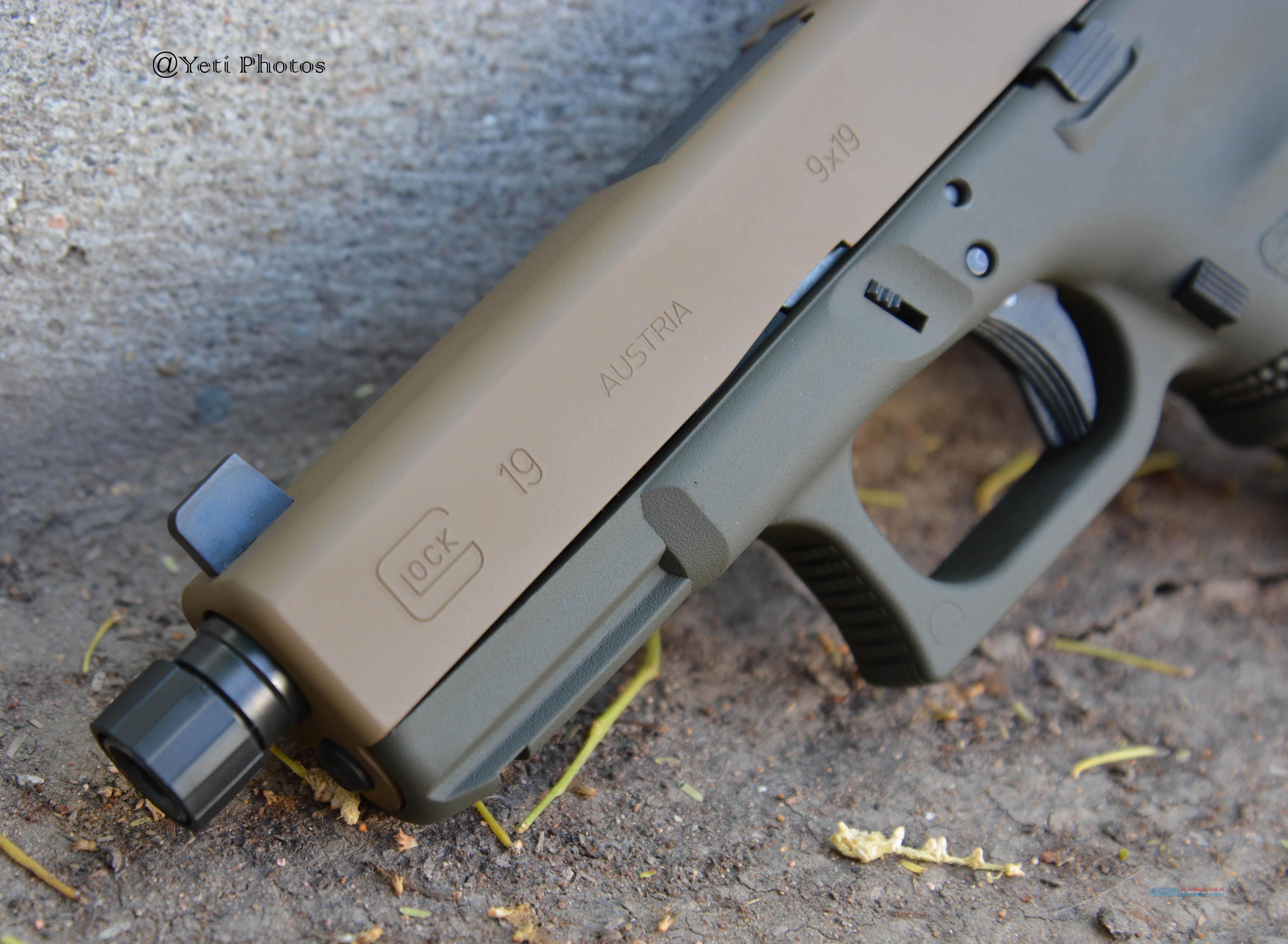 XWerks Glock 19 G3 Threaded Barrel 9mm Yeti Gr... for sale