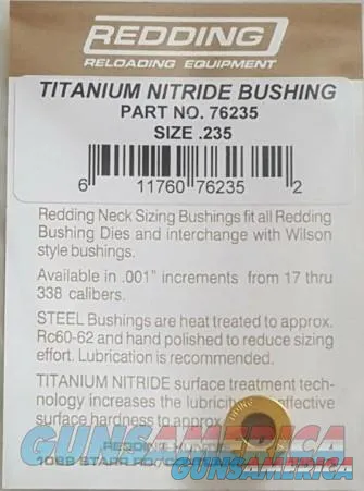 Redding Bushing .235 Titanium