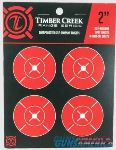 Timber Creek SharpShooter Self-Adhesive Targets 2"