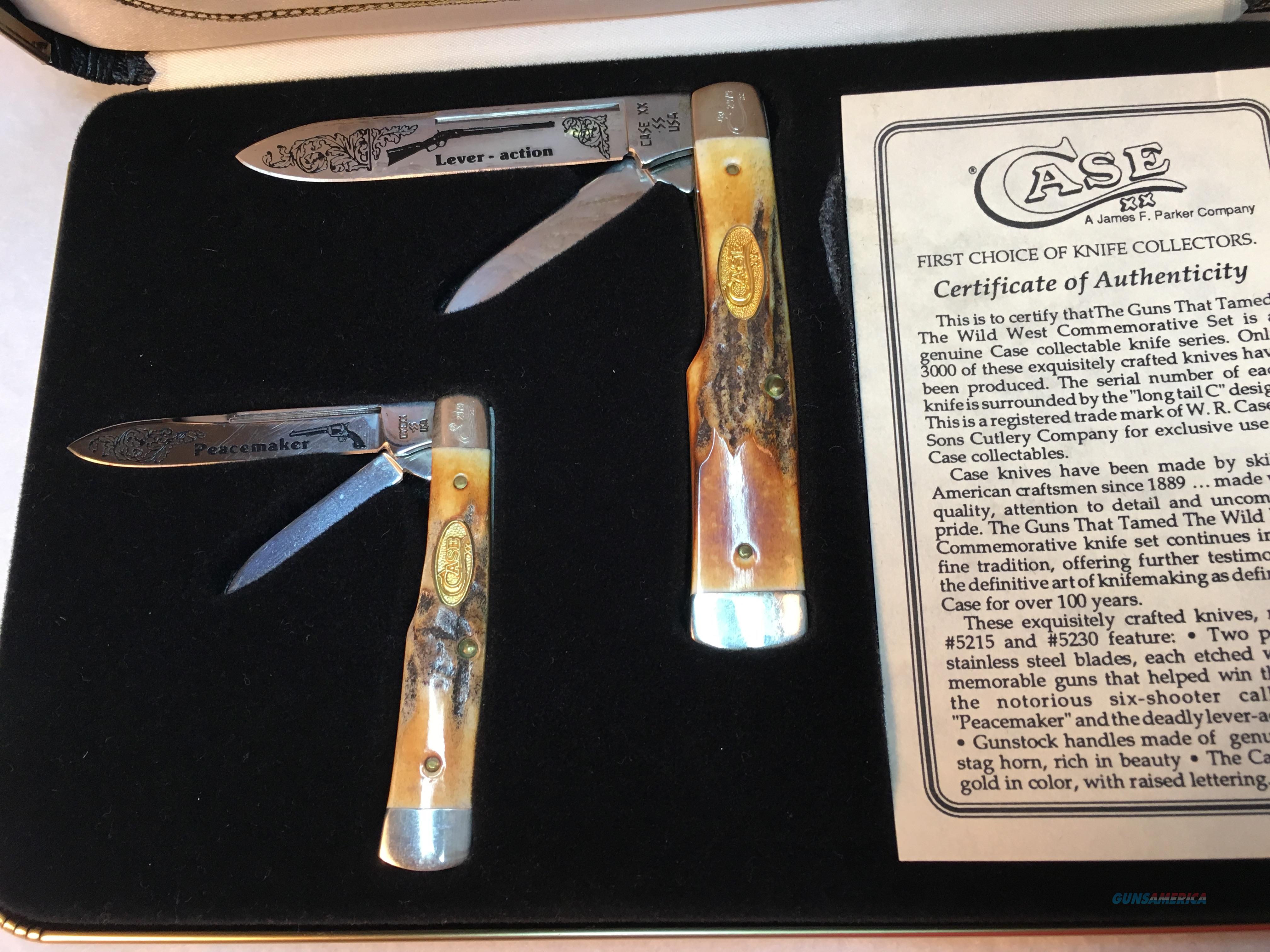 CASE XX KNIFE SET "THE GUNS THAT TA... for sale at