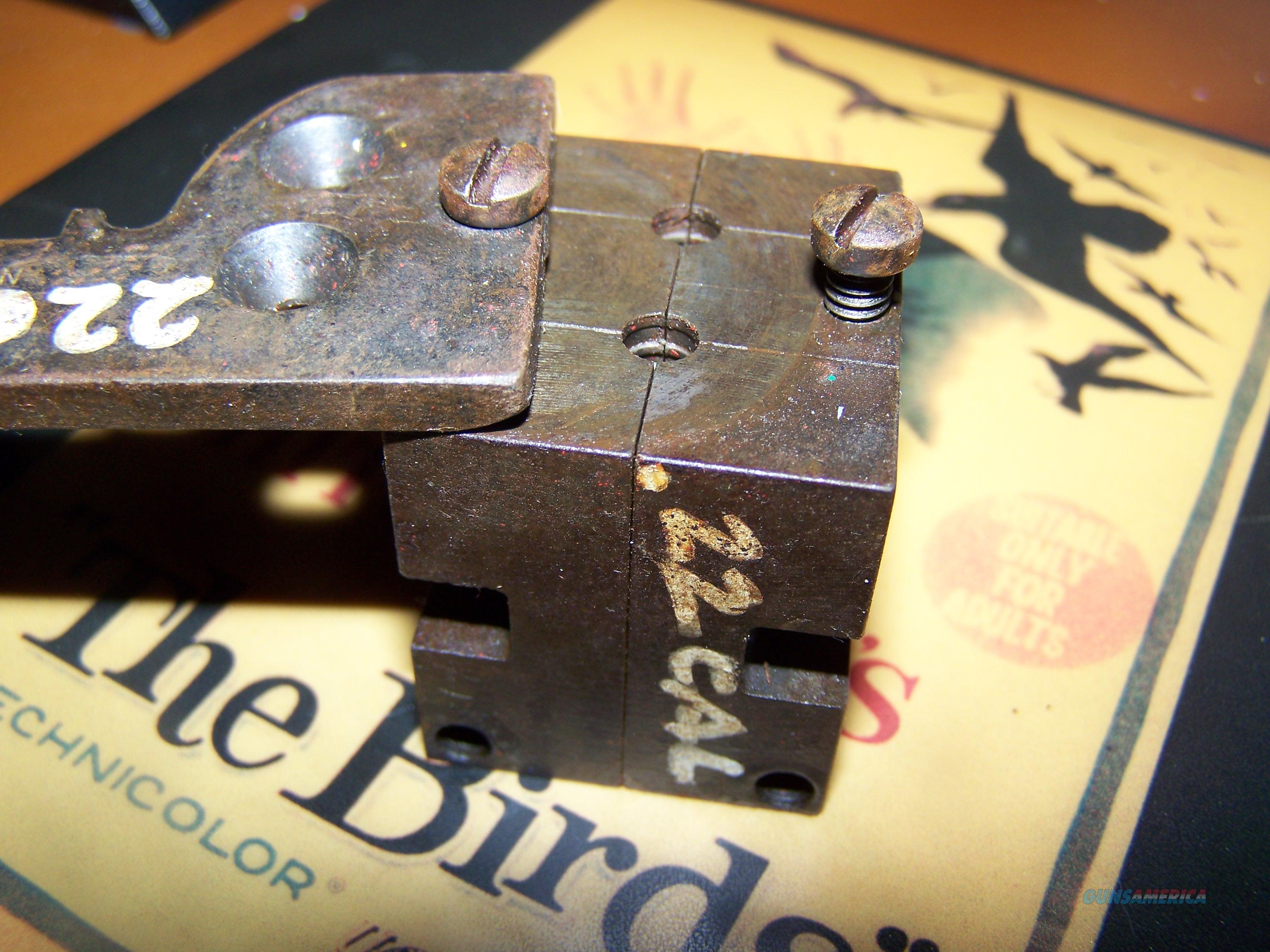 22 cal bullet mold, 2 cavity cast i... for sale at