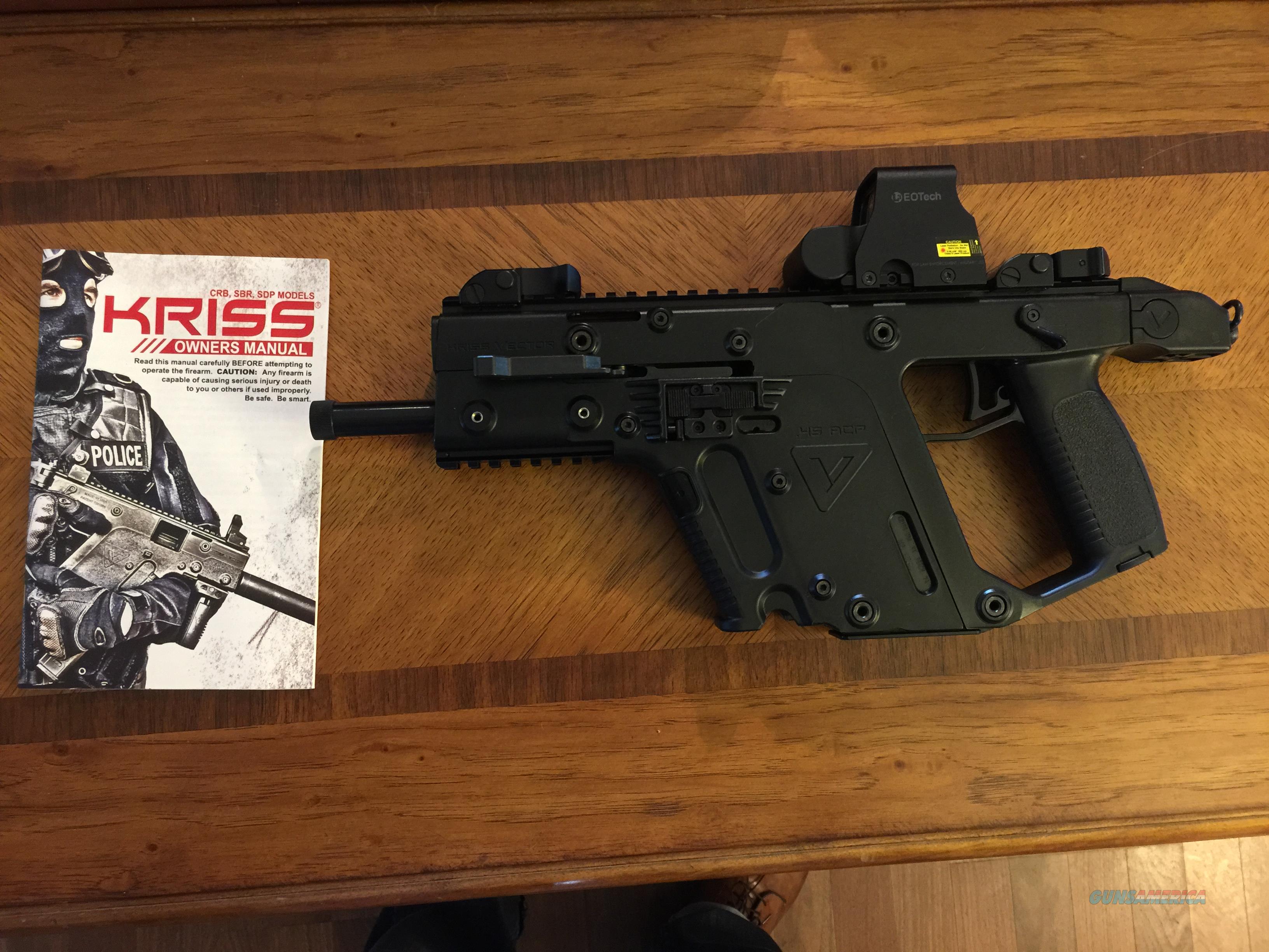 KRISS VECTOR SDP W/EOTECH HOLOGRAPH... for sale at