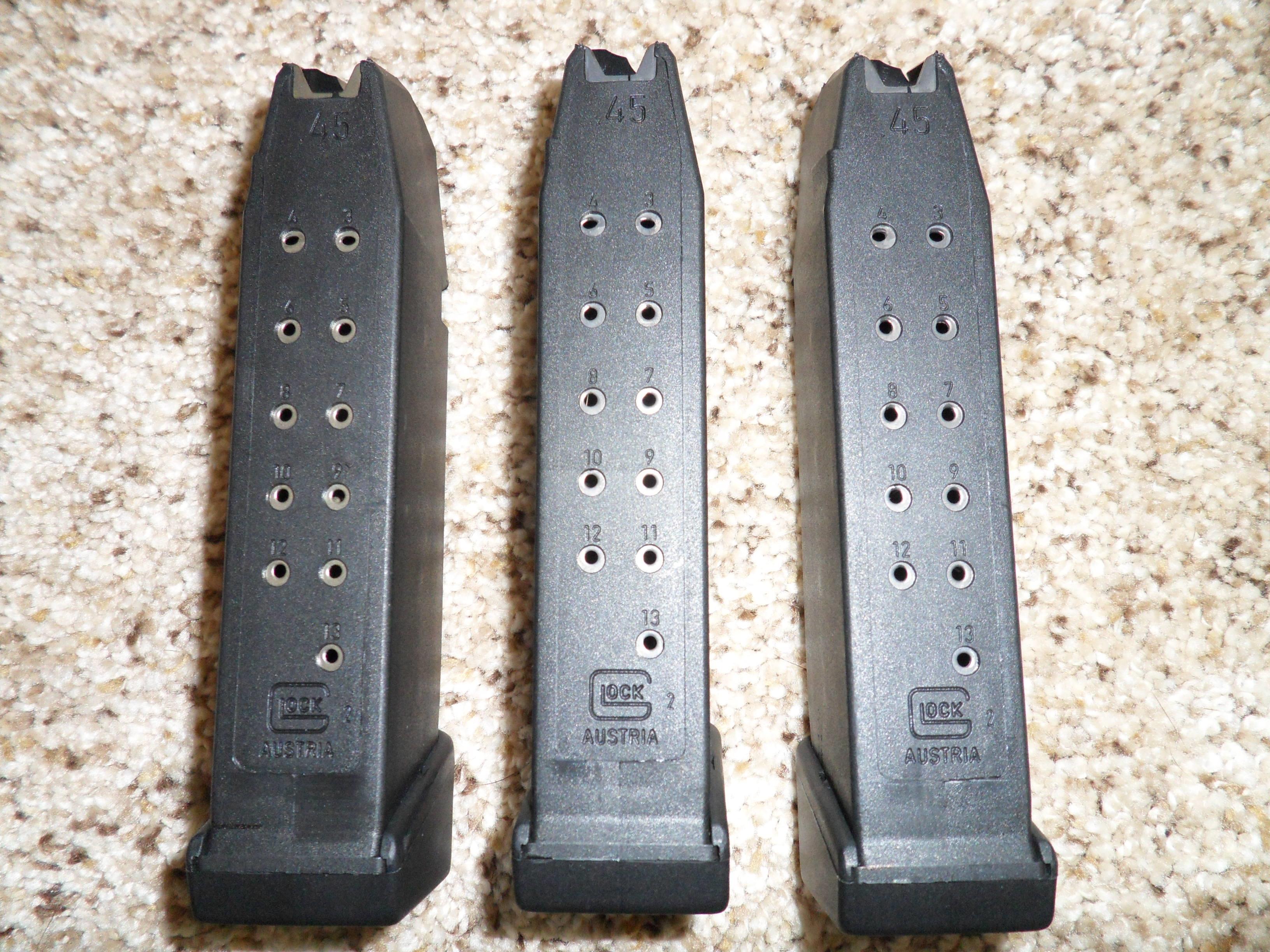 Glock 21 Magazines. 15 Round. (13+2... for sale at