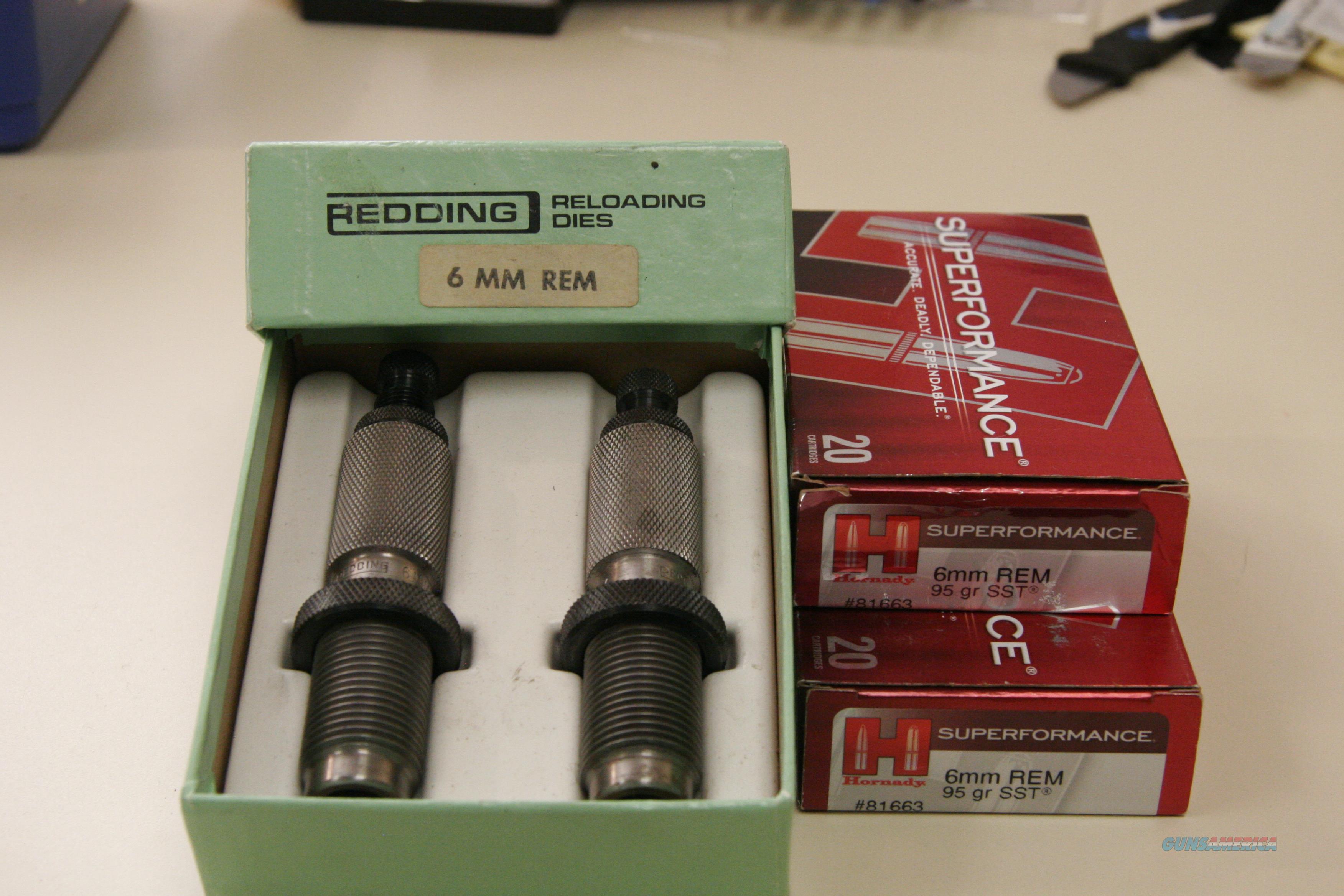 6mm Rem Redding Reloading Dies with... for sale at