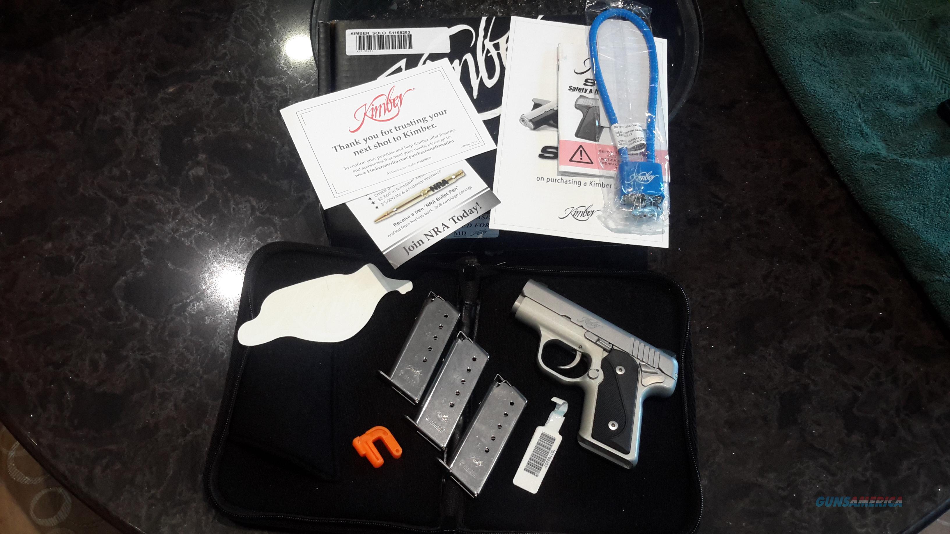 Kimber Solo STS for sale at Gunsamerica.com: 990008454