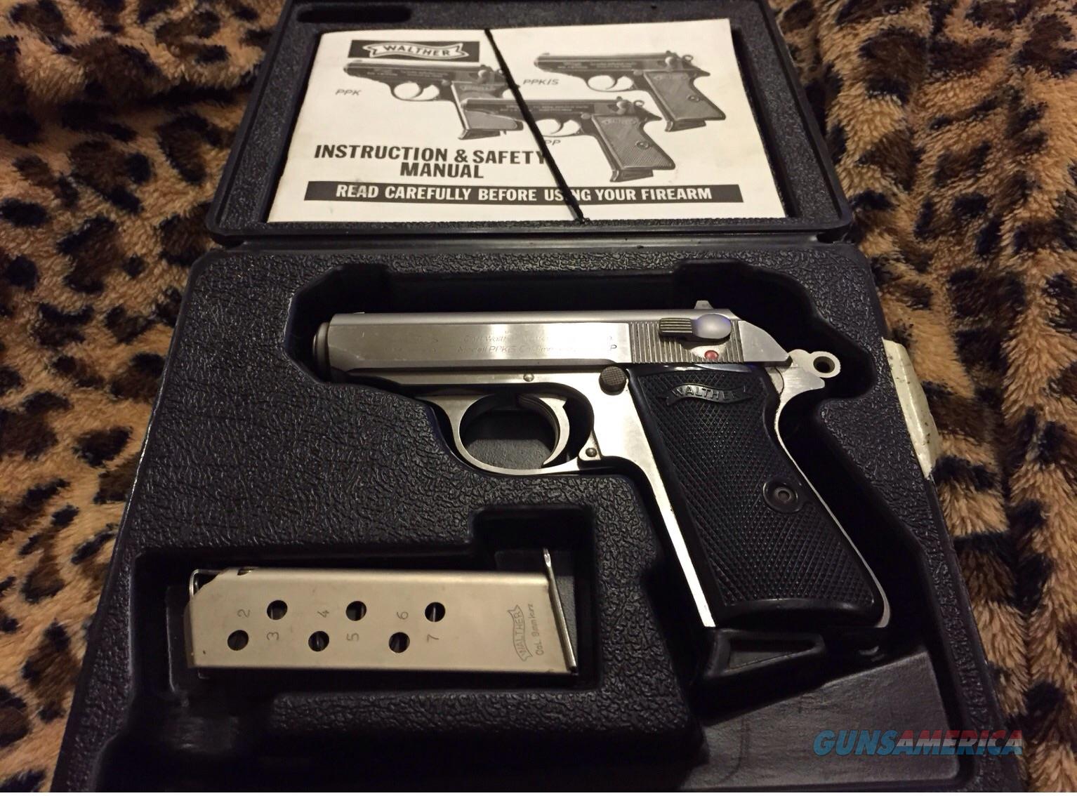 Interarms Walther PPK/S Stainless steel .380 Guns > Pistols > Walther  Pistols >