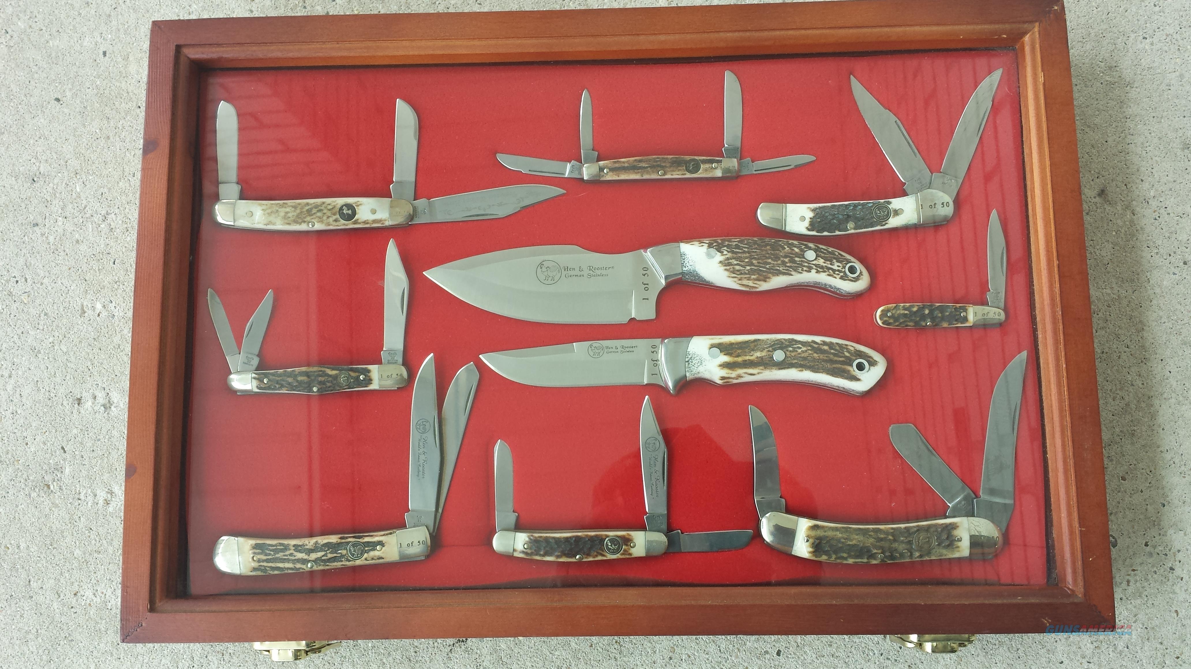 Hen and Rooster Knife collection 1 for sale at