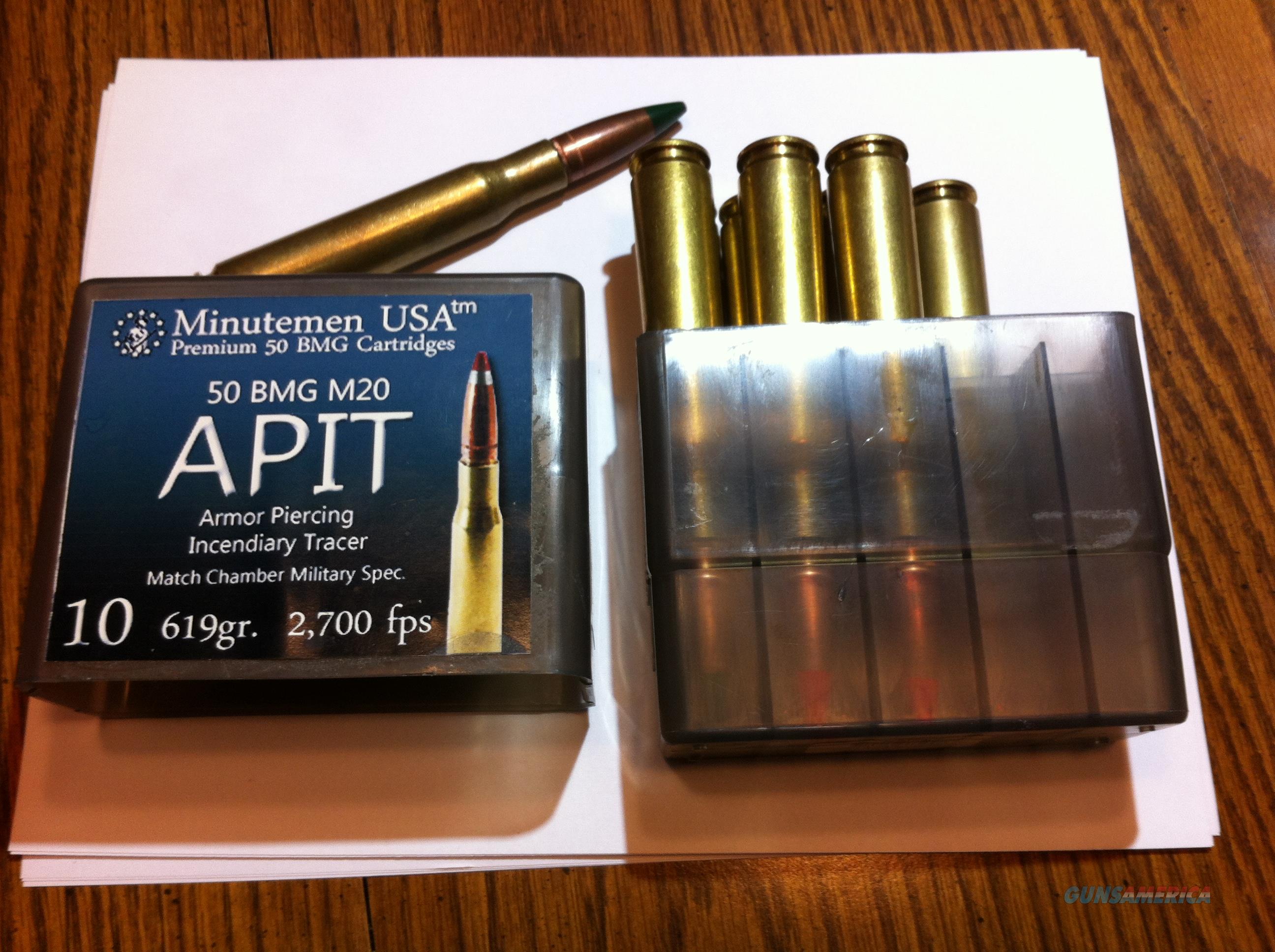 50 BMG M20 APIT Premium Cartridges... for sale at