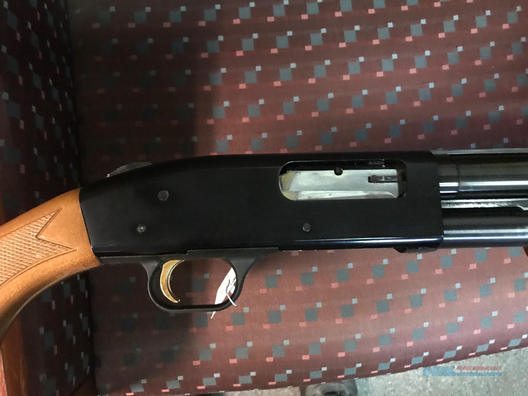 Mossberg 500 combo gold trigger and light wood for sale