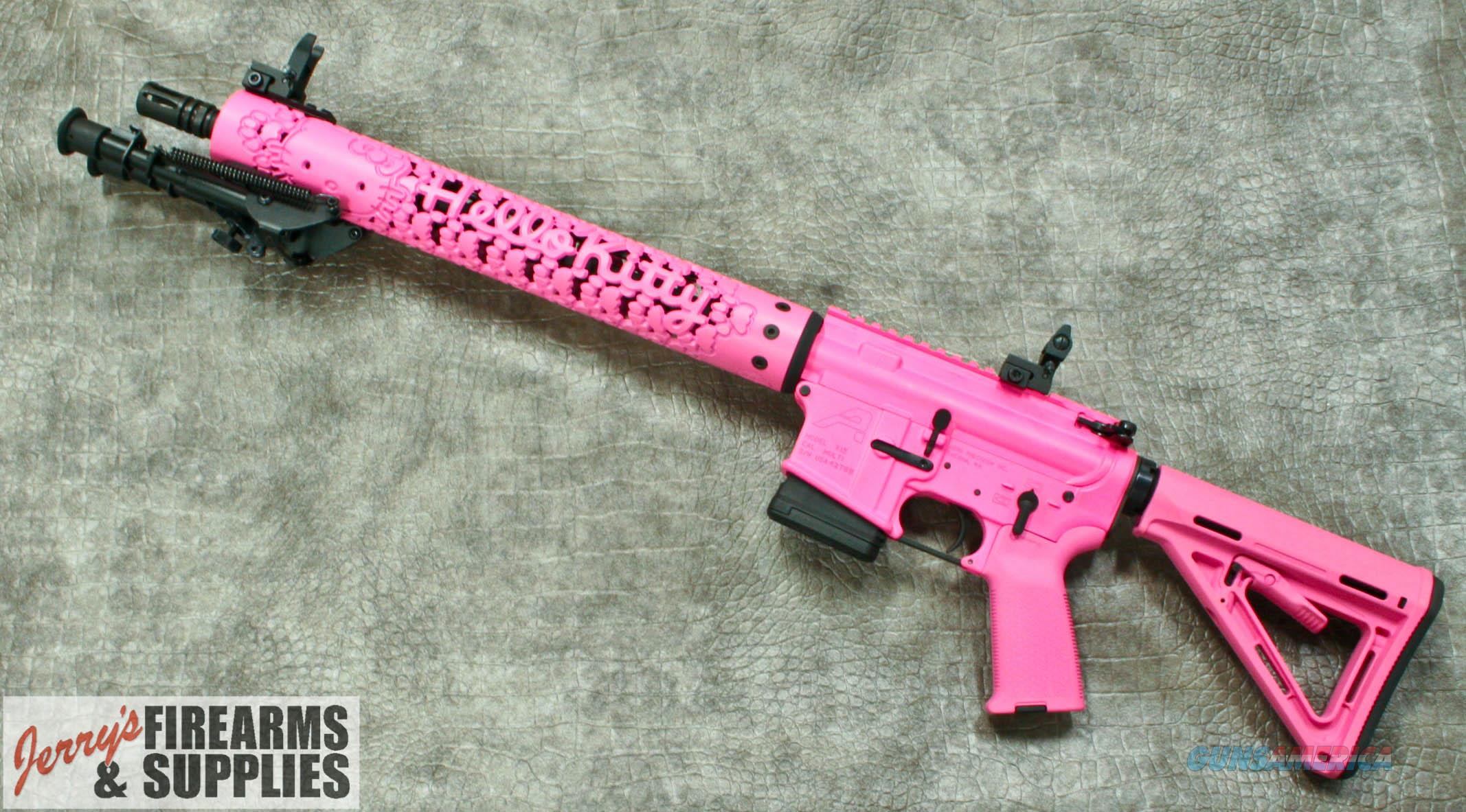 AR-15 Forward Assist Cap - Hello Kitty Face - Cerakote Pink