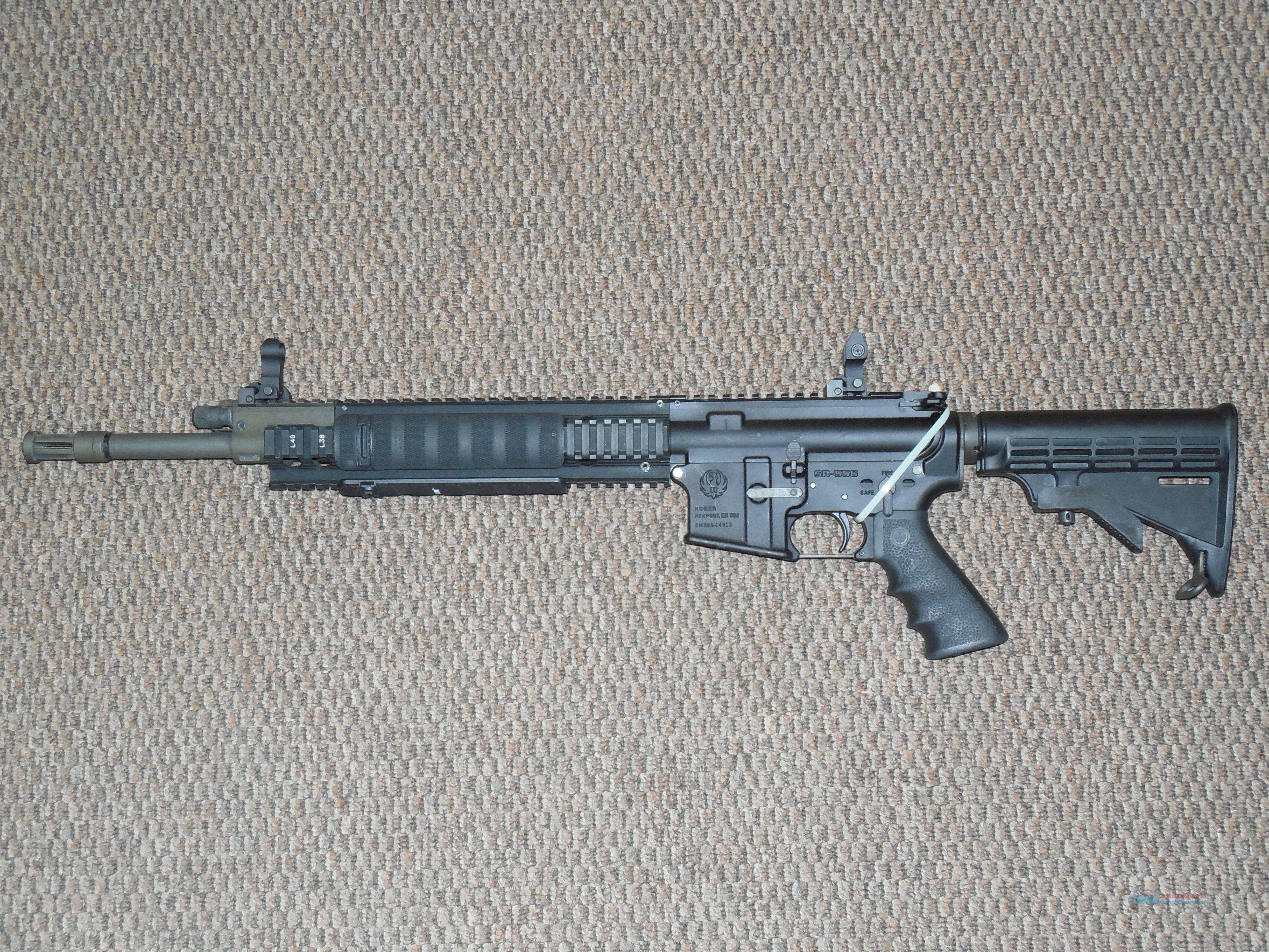 RUGER SR556 GAS PISTON RIFLE RED... for sale at