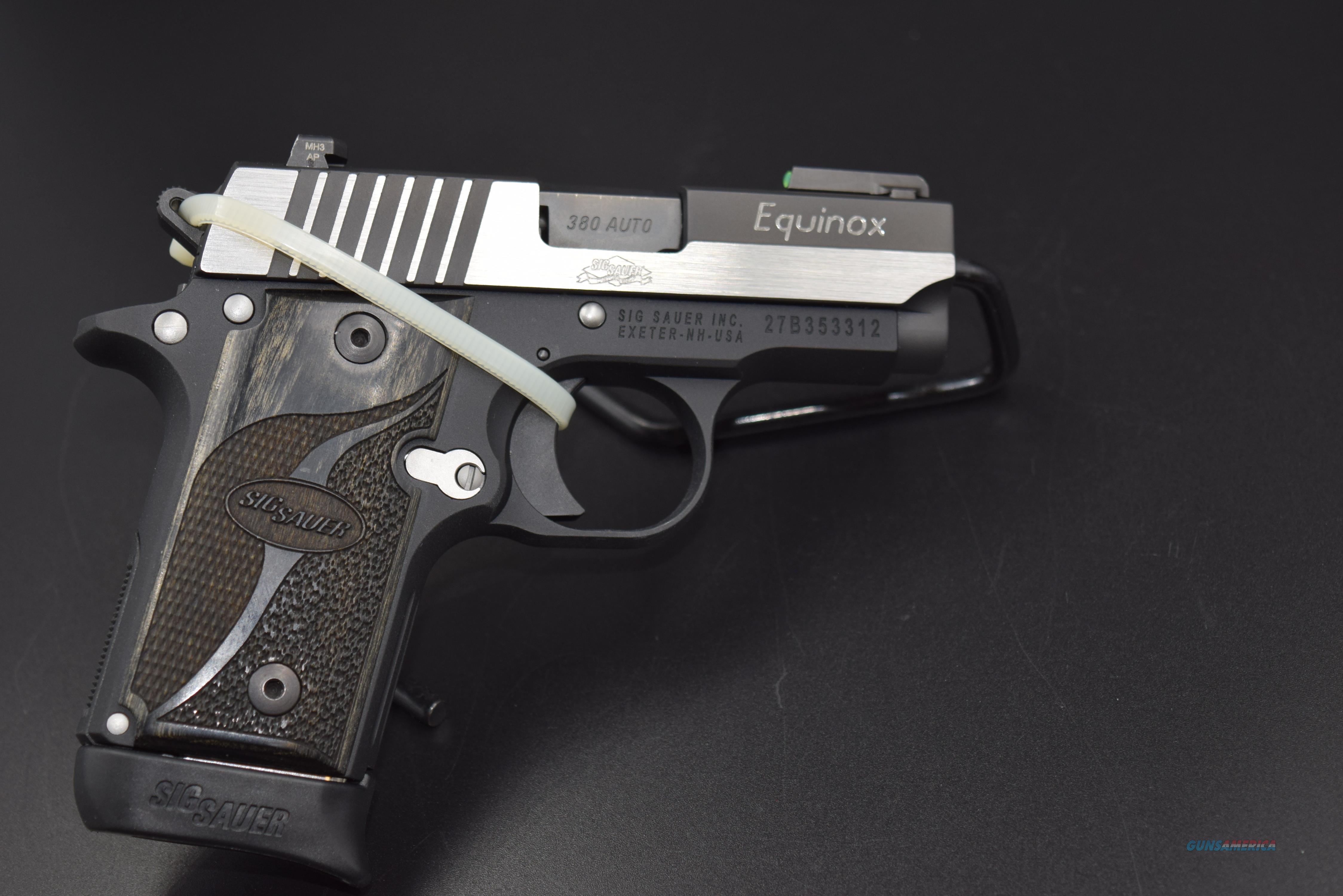 SIG SAUER P238 "EQUINOX" 380 ACP PISTOL for sale
