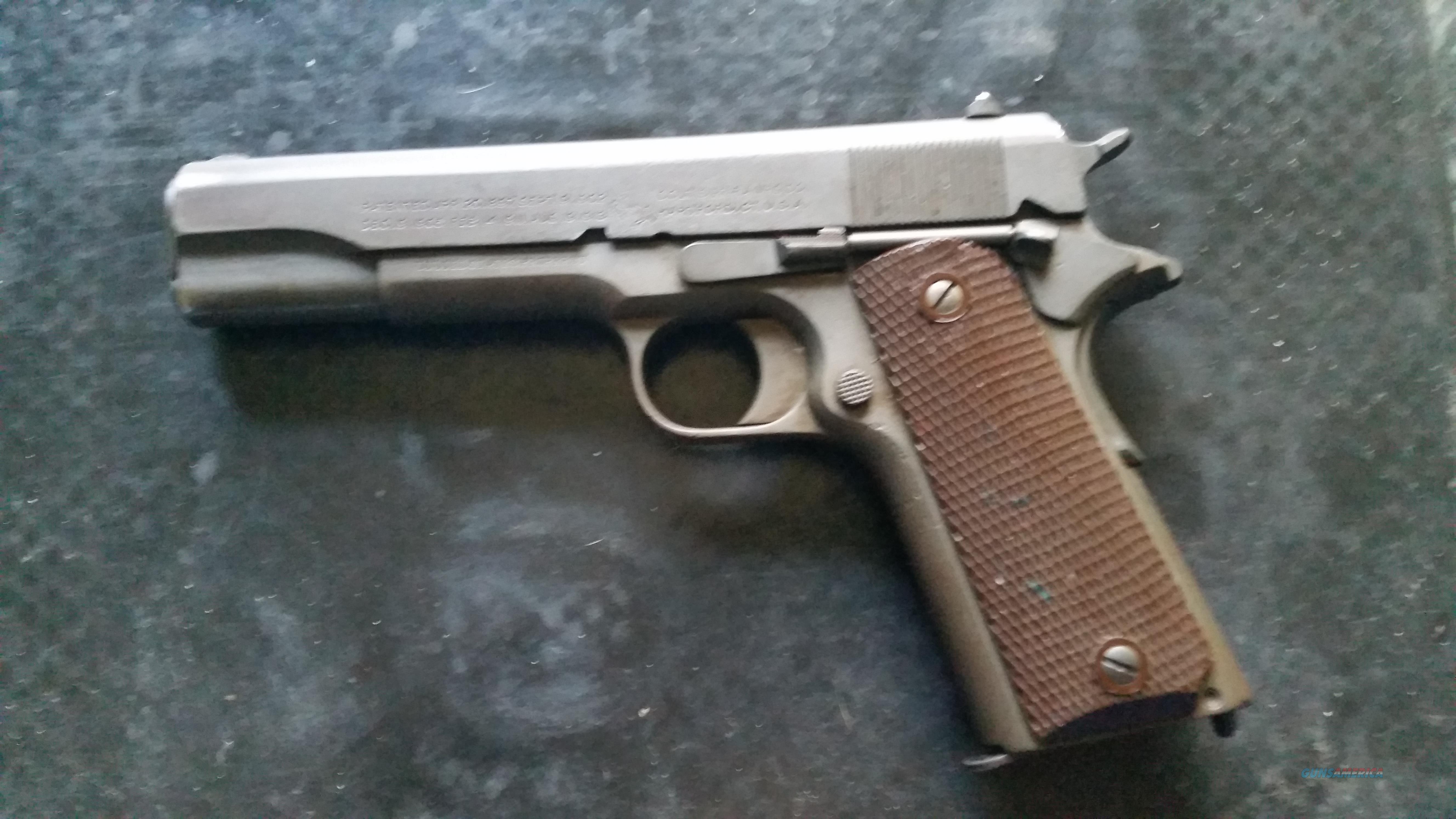 US Army Officers Colt 45 1911 No 98196 For Sale