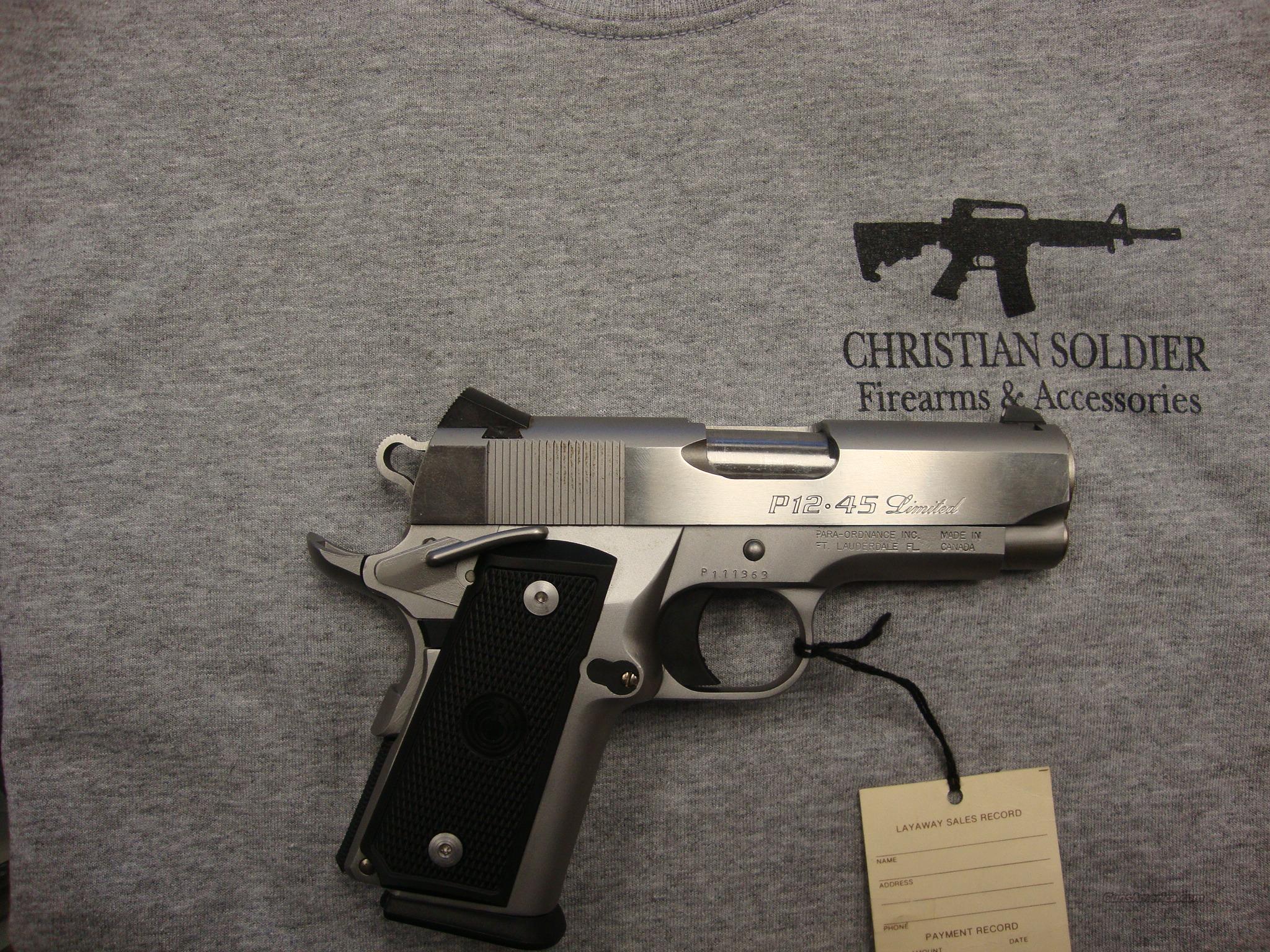 Para Ordnance P12-45 Limited .45 AC... for sale at Gunsamerica.com