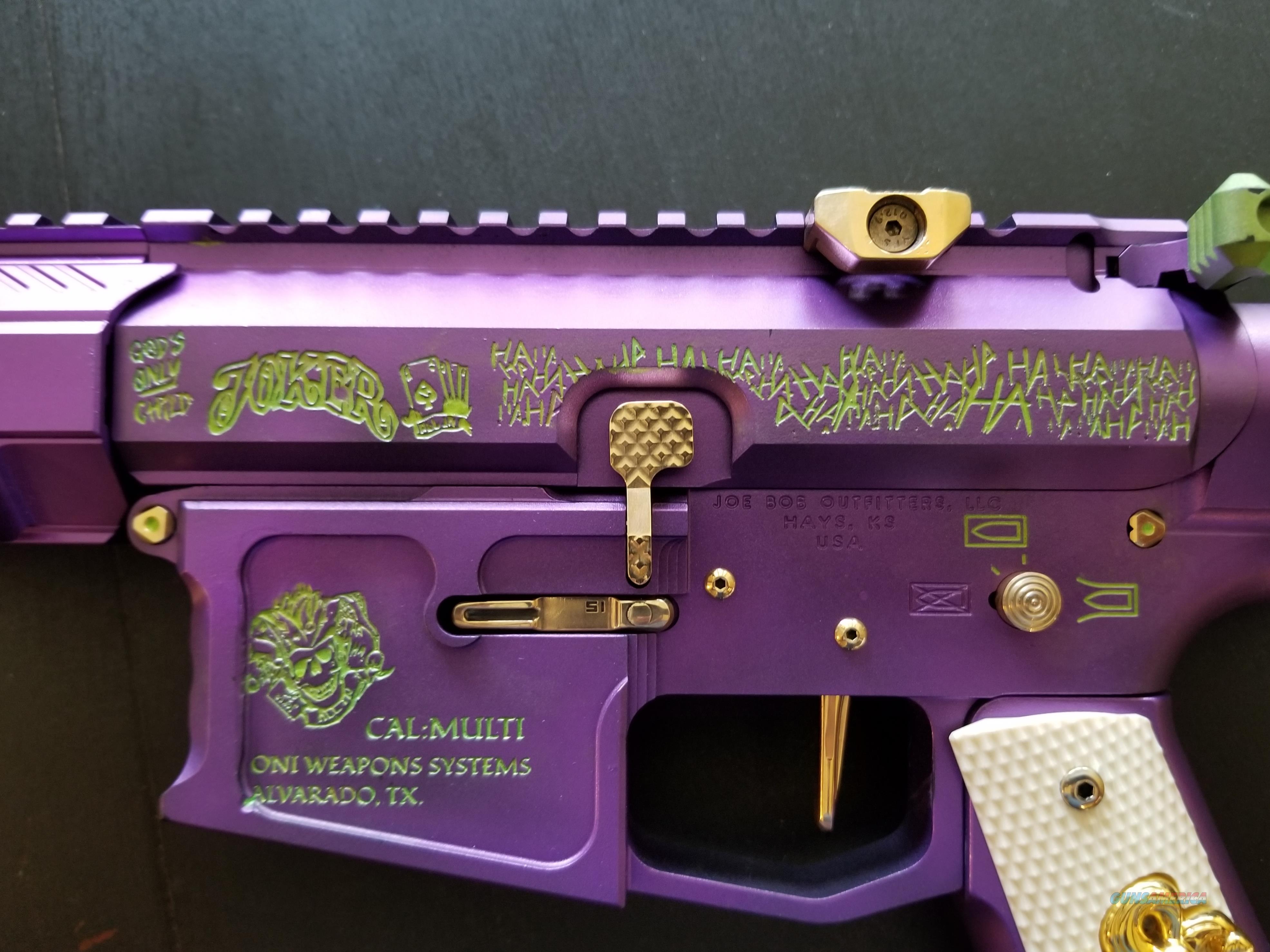 Custom Joker Mr. J AR15 with 24k g... for sale at