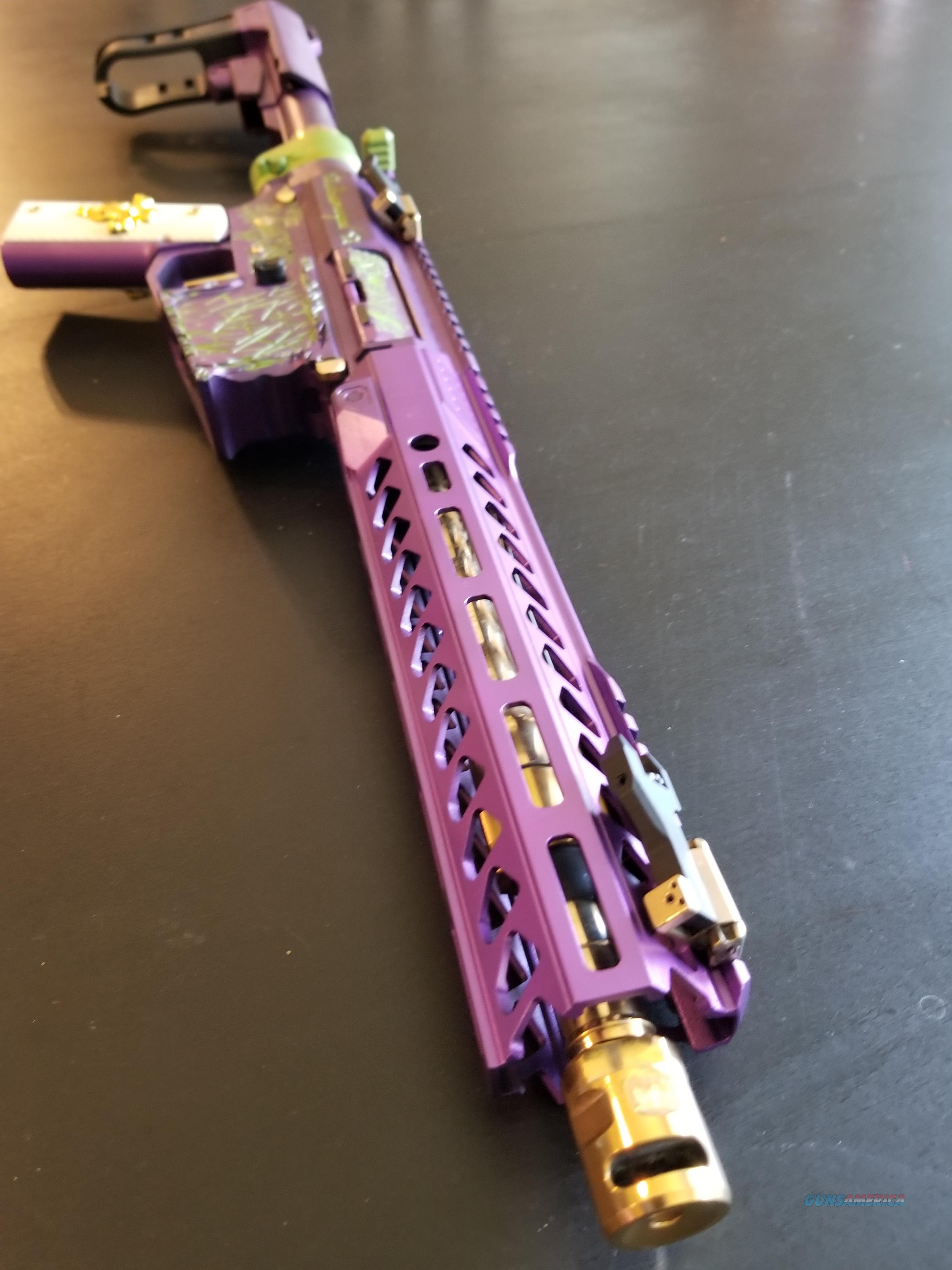 Custom Joker Mr. J AR15 with 24k g... for sale at