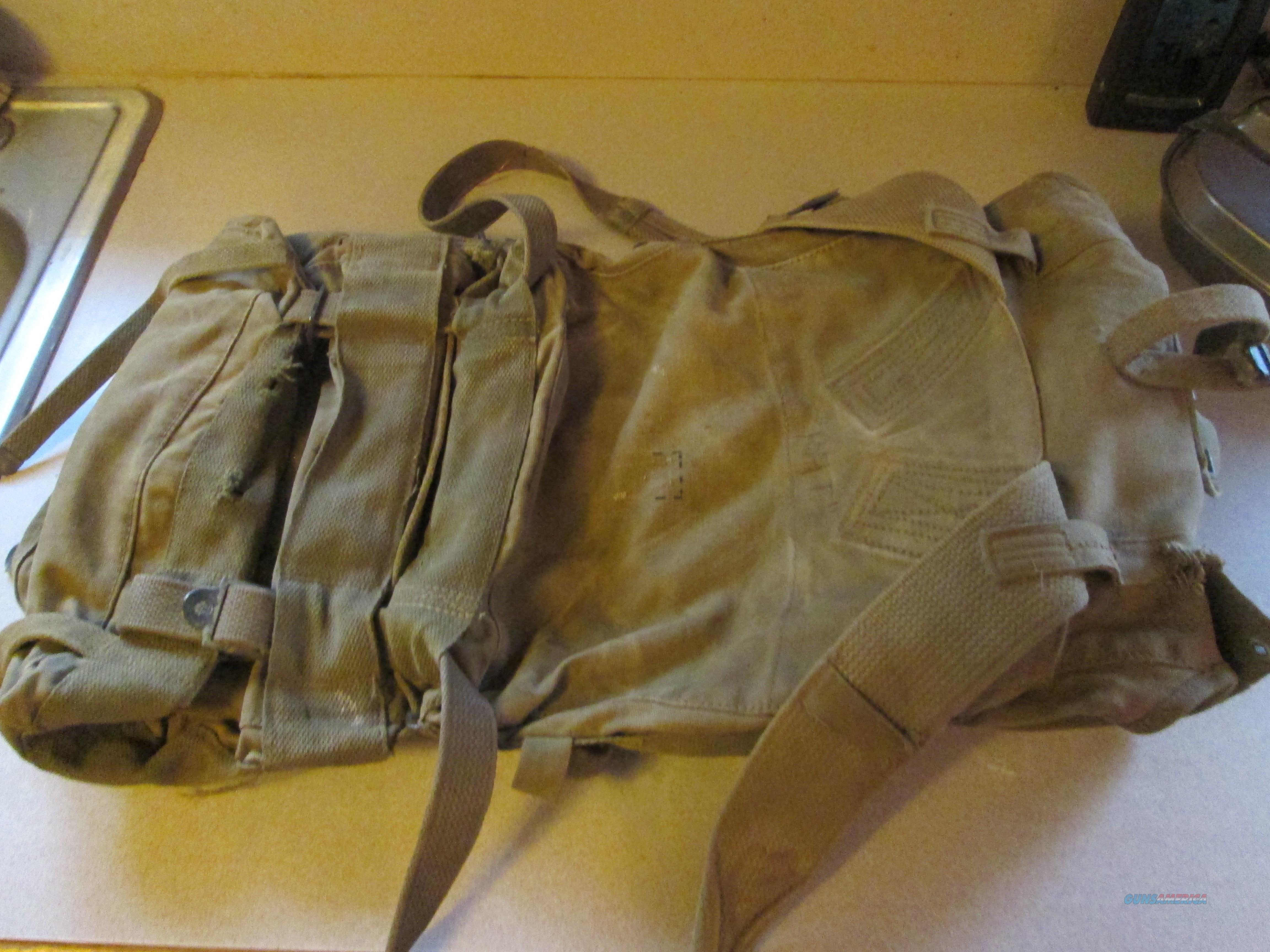 WWII USMC BACKPACK WITH SHOVEL for sale at 975143409