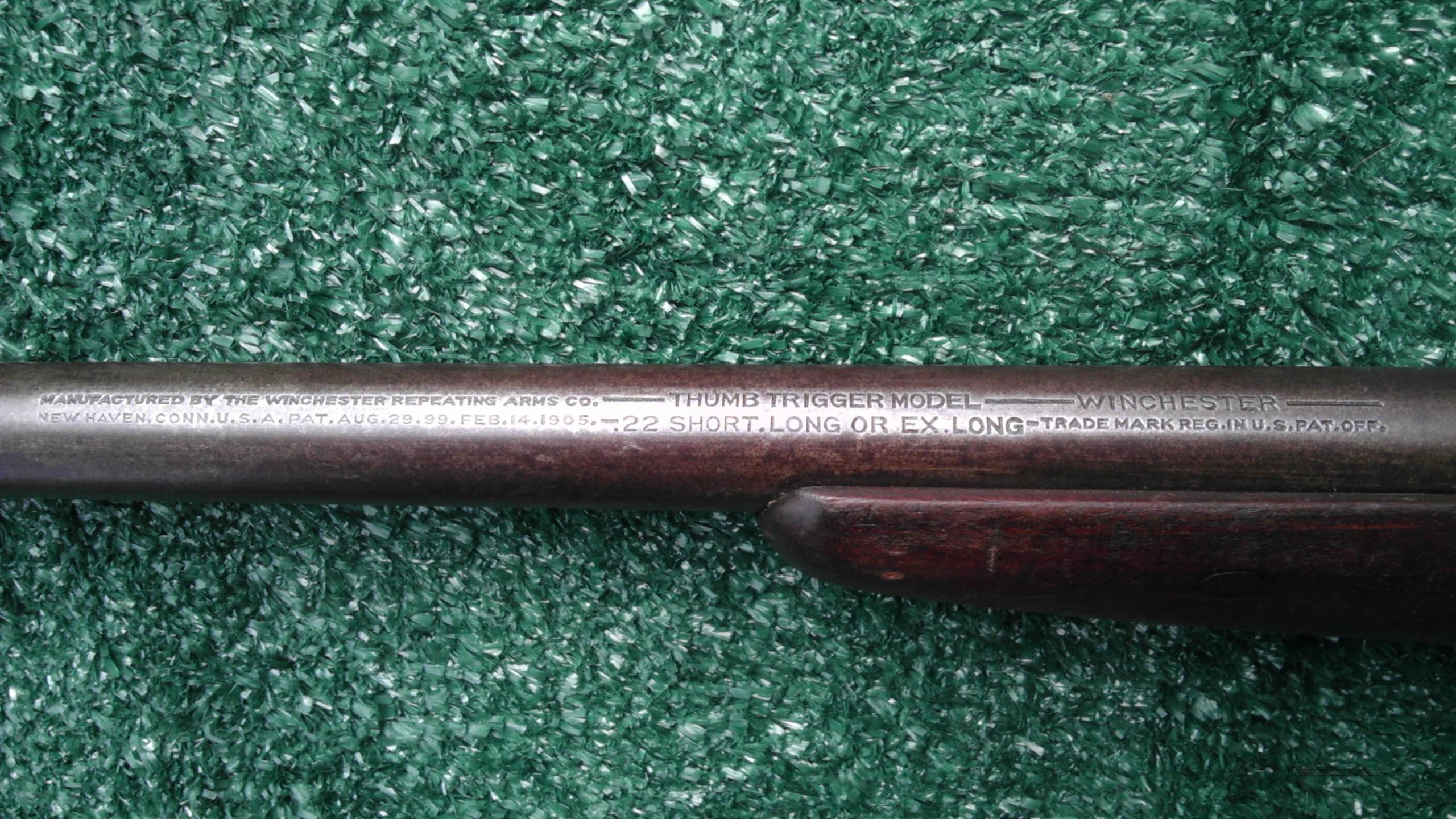 Winchester Rifle Thumb Trigger Mode... for sale at