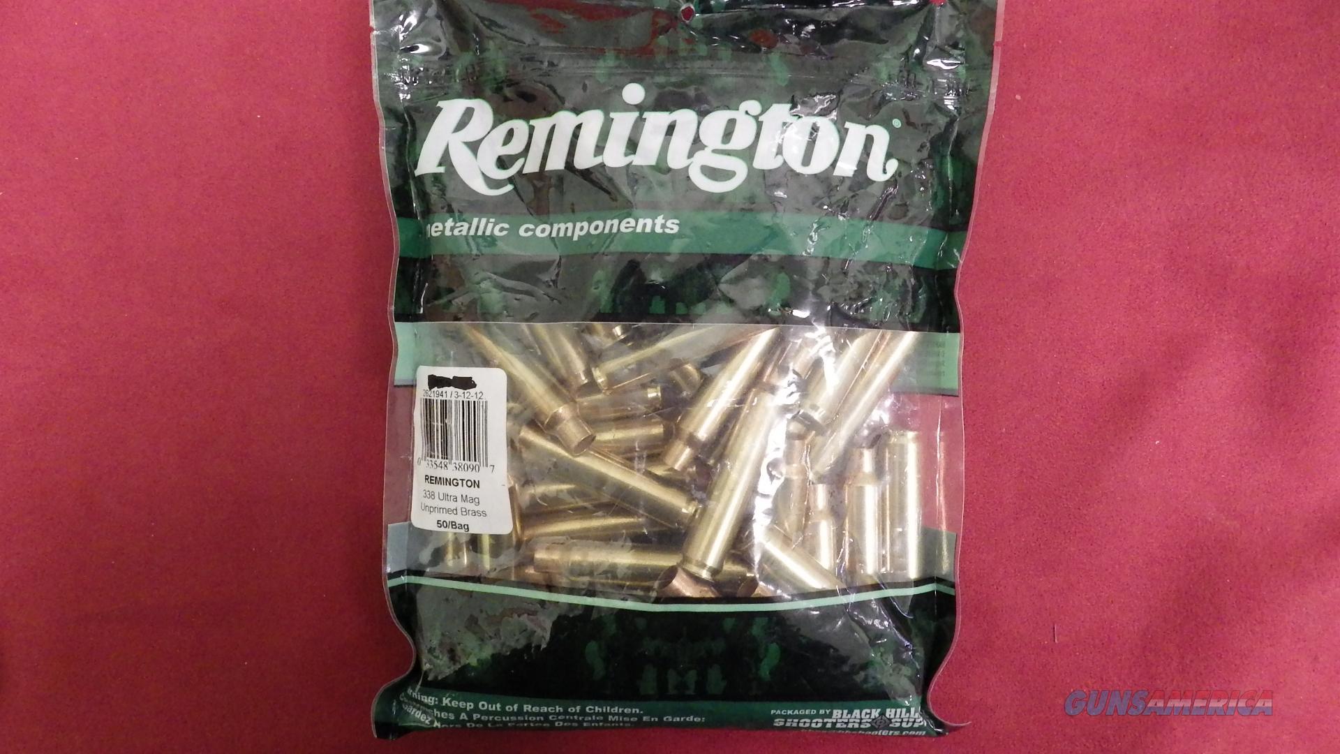 Remington .338 Ultra Magnum Brass for sale at 904719642