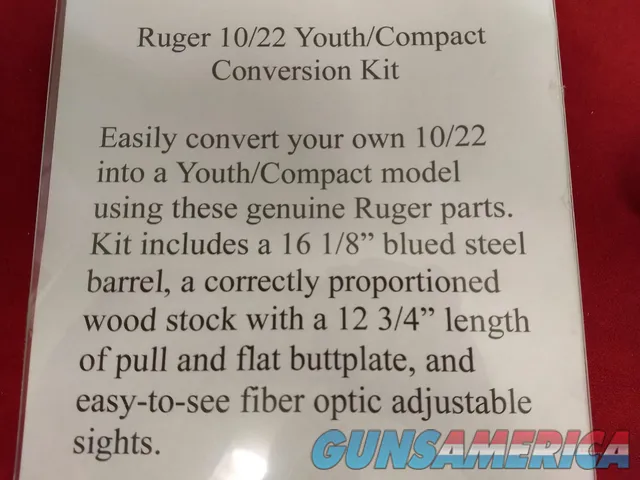 Ruger 10/22 Youth Conversion Kit: Barrel & Stock