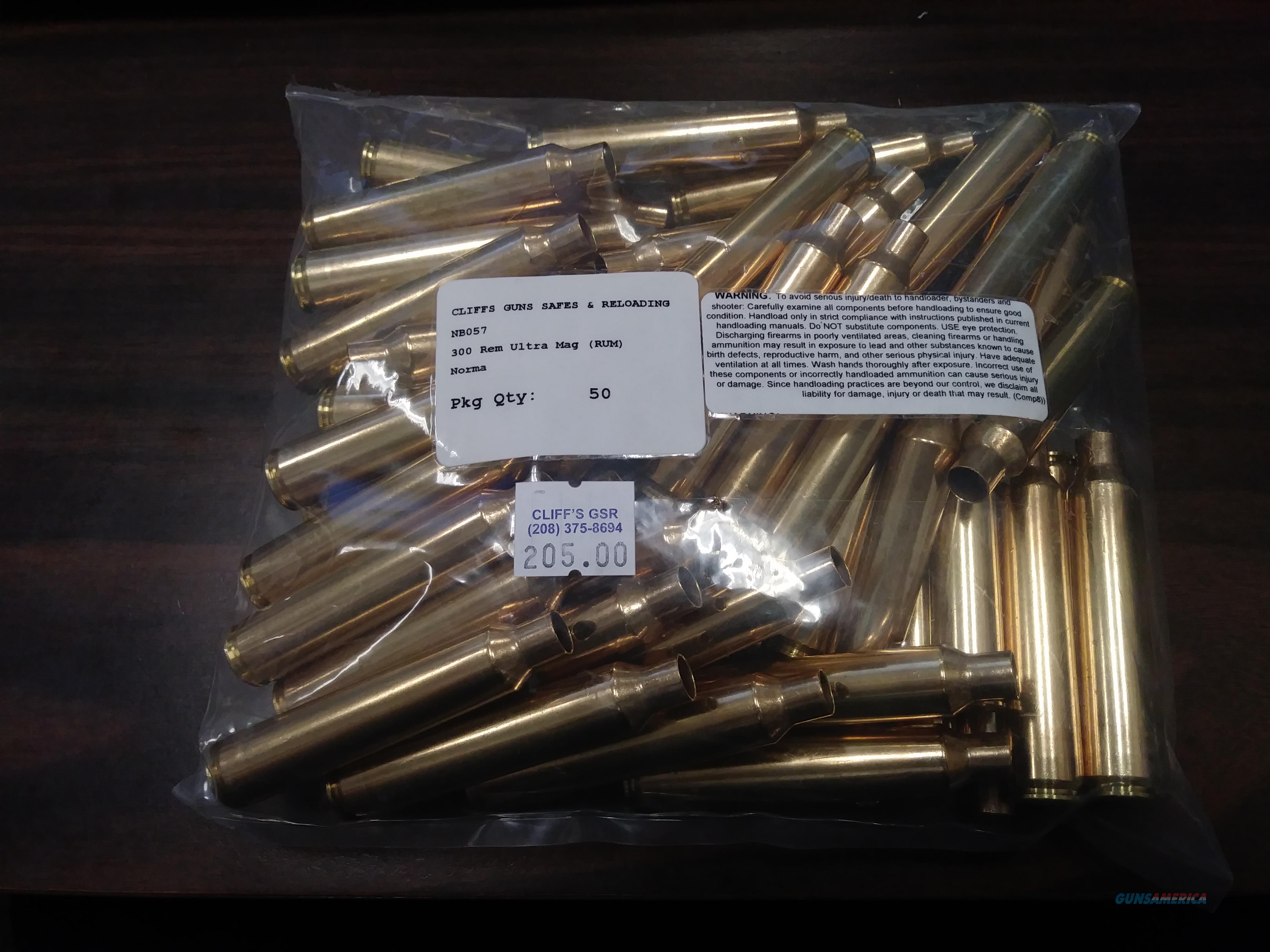 Norma Brass, .300 RUM for sale