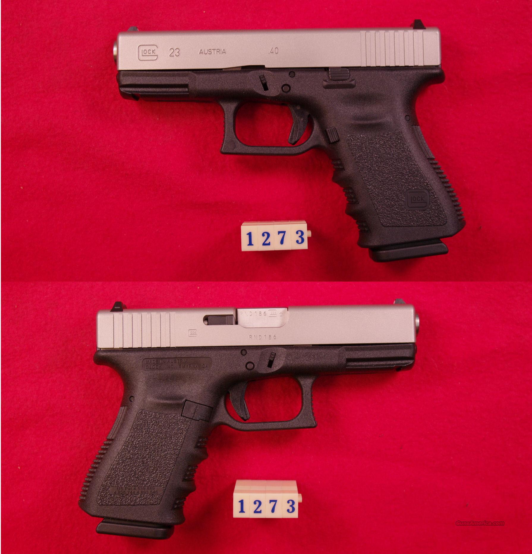 Glock Model 23 Stainless Steel Slid... for sale at