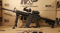 AR 15 Smith & Wesson Sport 2 AR 15 Rifle Red Dot, 3X Magnifier, Quad Rail, Bi Pod Fore Grip, ar 15 5.56 Nato Tactical Package ar 15