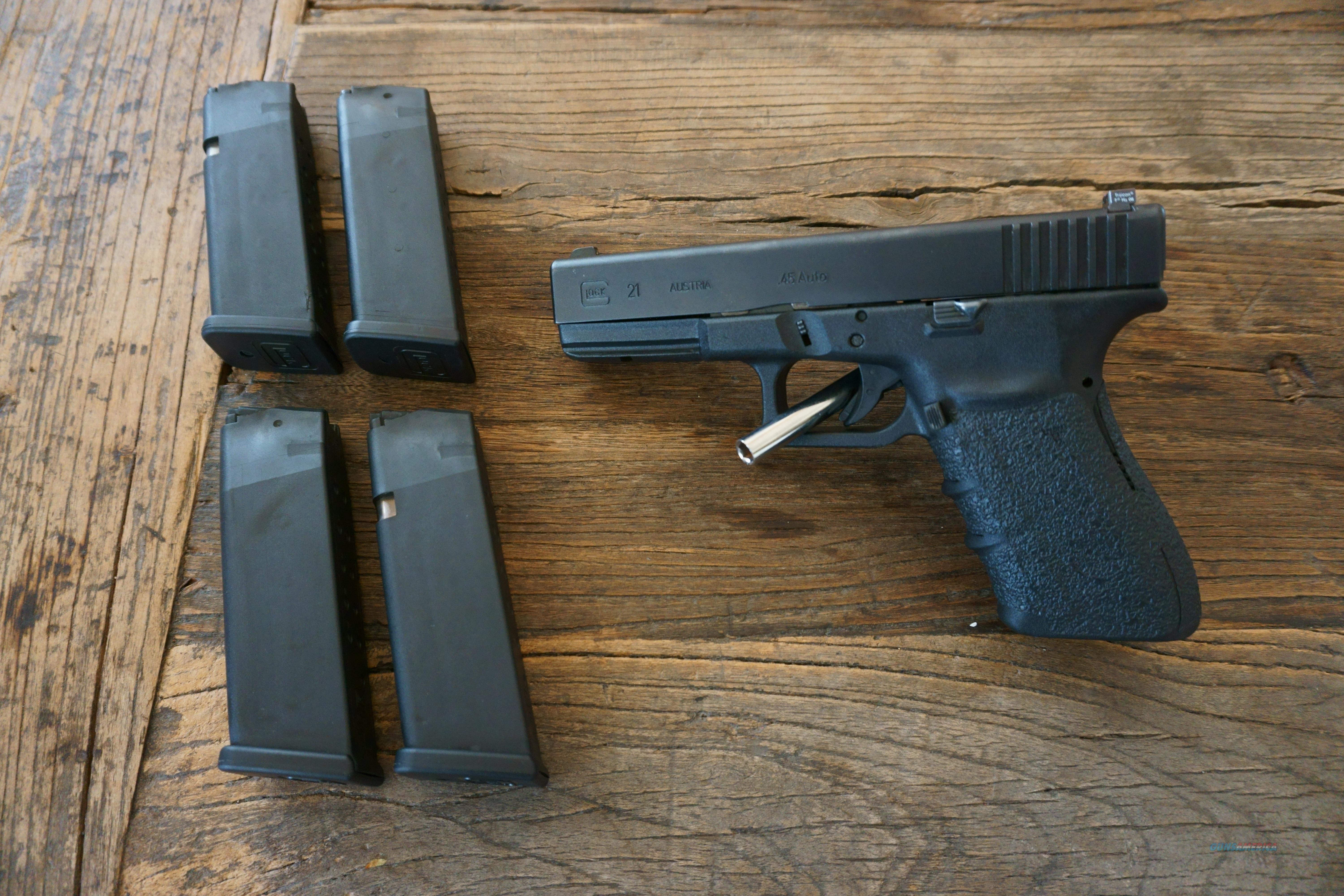 Glock 21 Gen 3 Sf 5 Magazines One Extended M For Sale