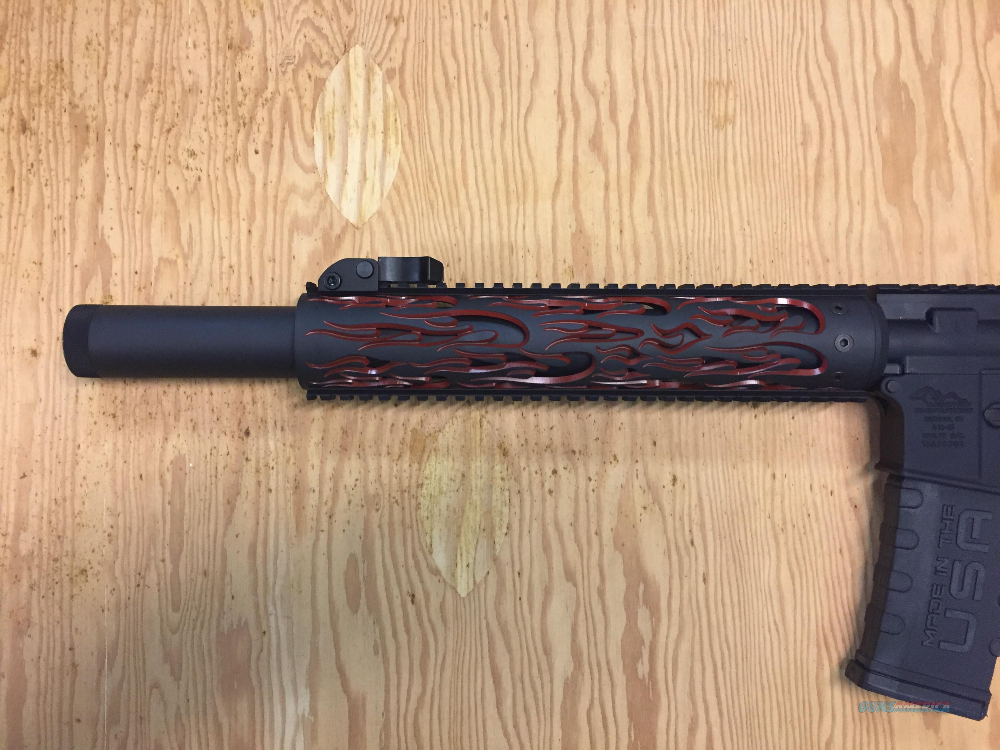 Custom AR15 Flame Red Custom Ha... for sale at