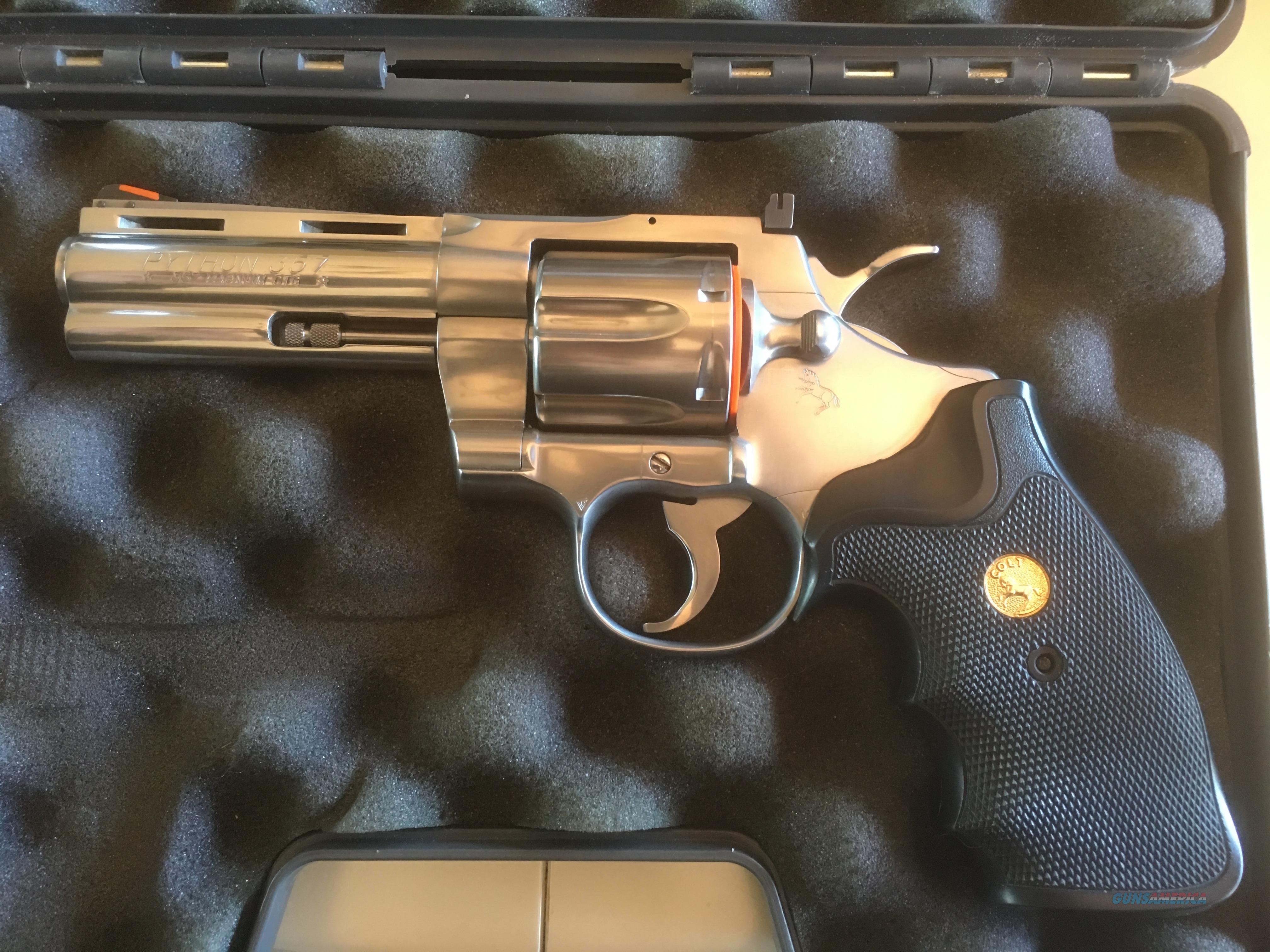 Colt Python 357 Magnum CTG Stainles... for sale at Gunsamerica.com ...