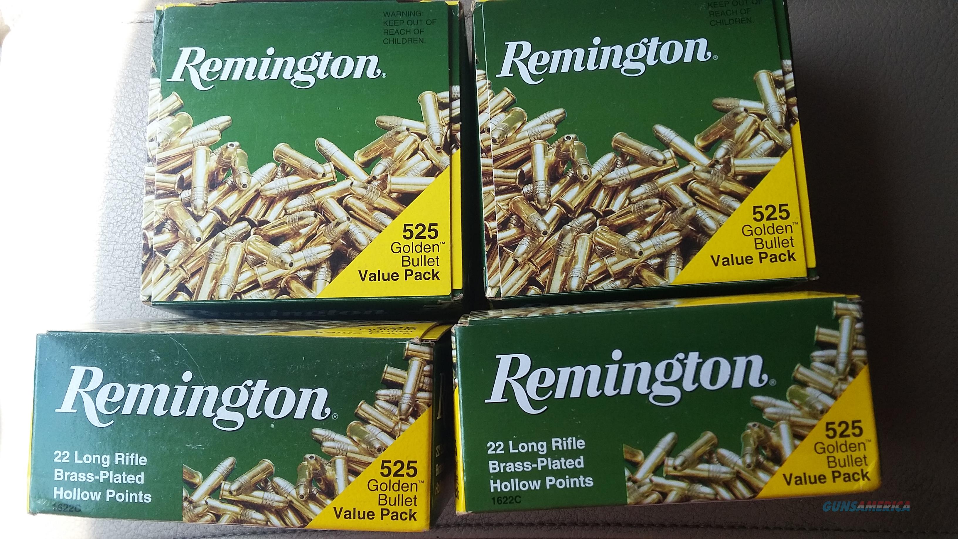 Remington 22 LR BrassPlated Golden... for sale at
