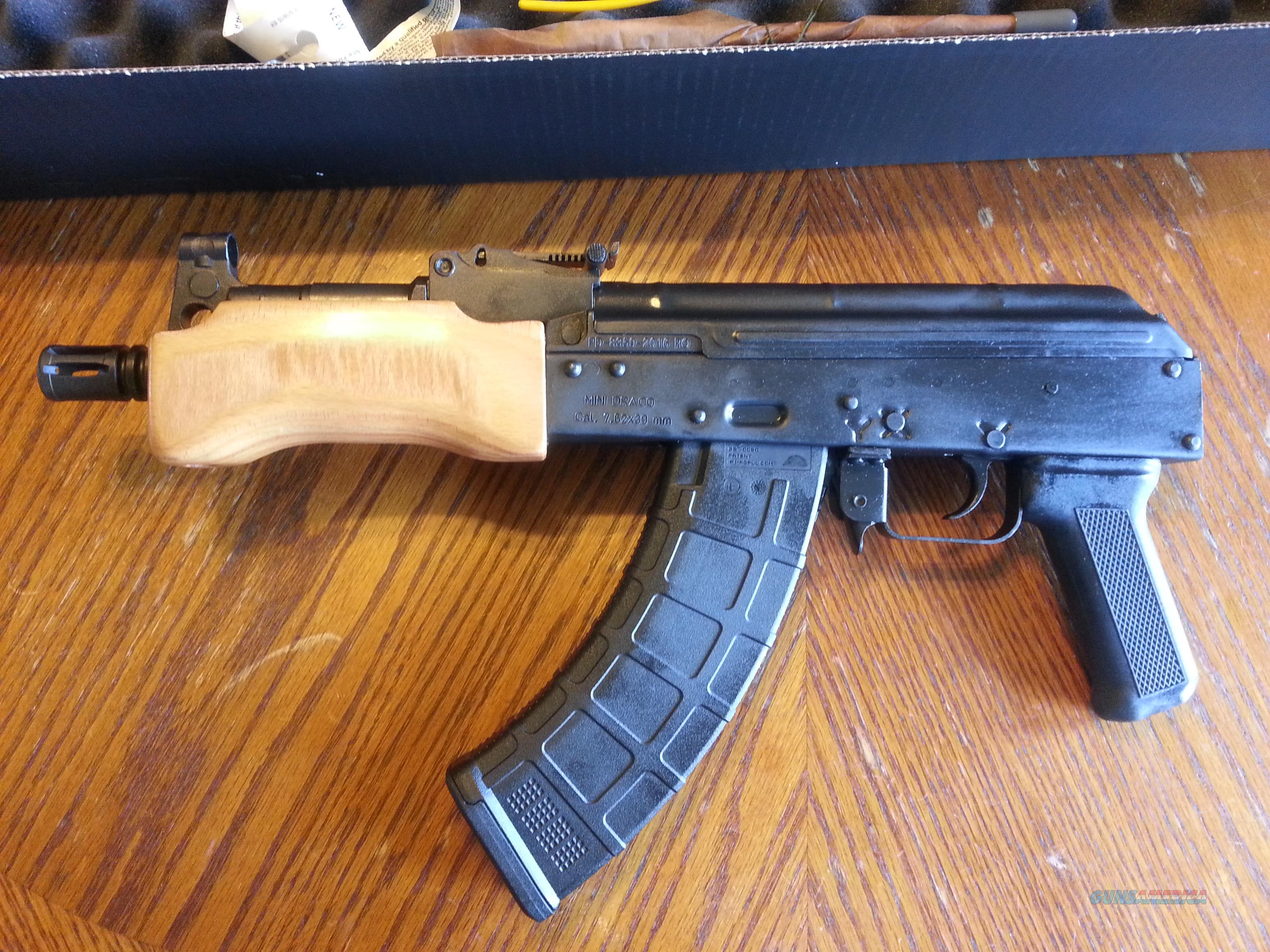 CI Century Arms MINI DRACO AK 47 Pistol 7.62x39... for sale