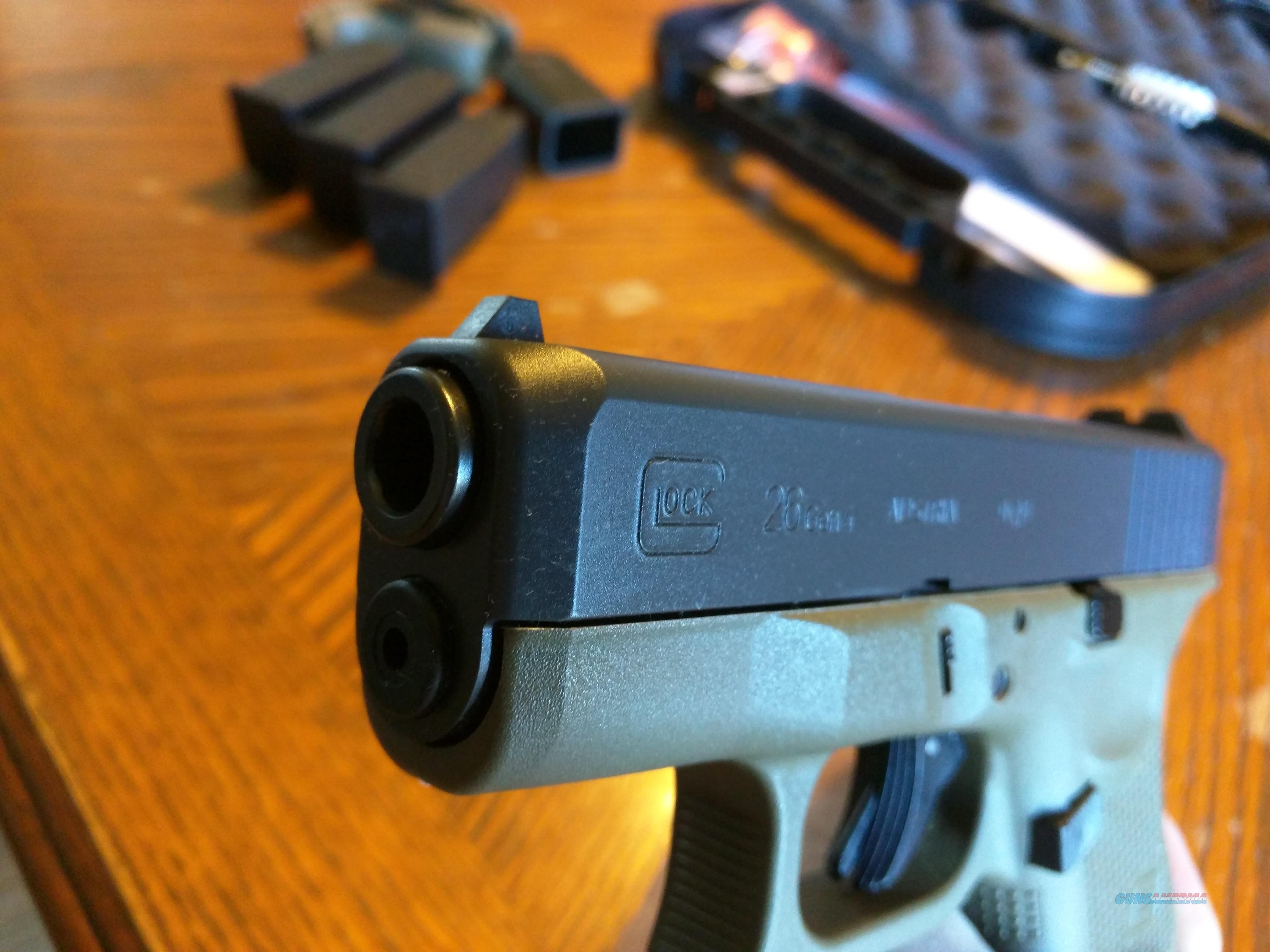 Glock 26 Gen 4, 9mm OD GREEN 3 Mags... for sale at 944858344