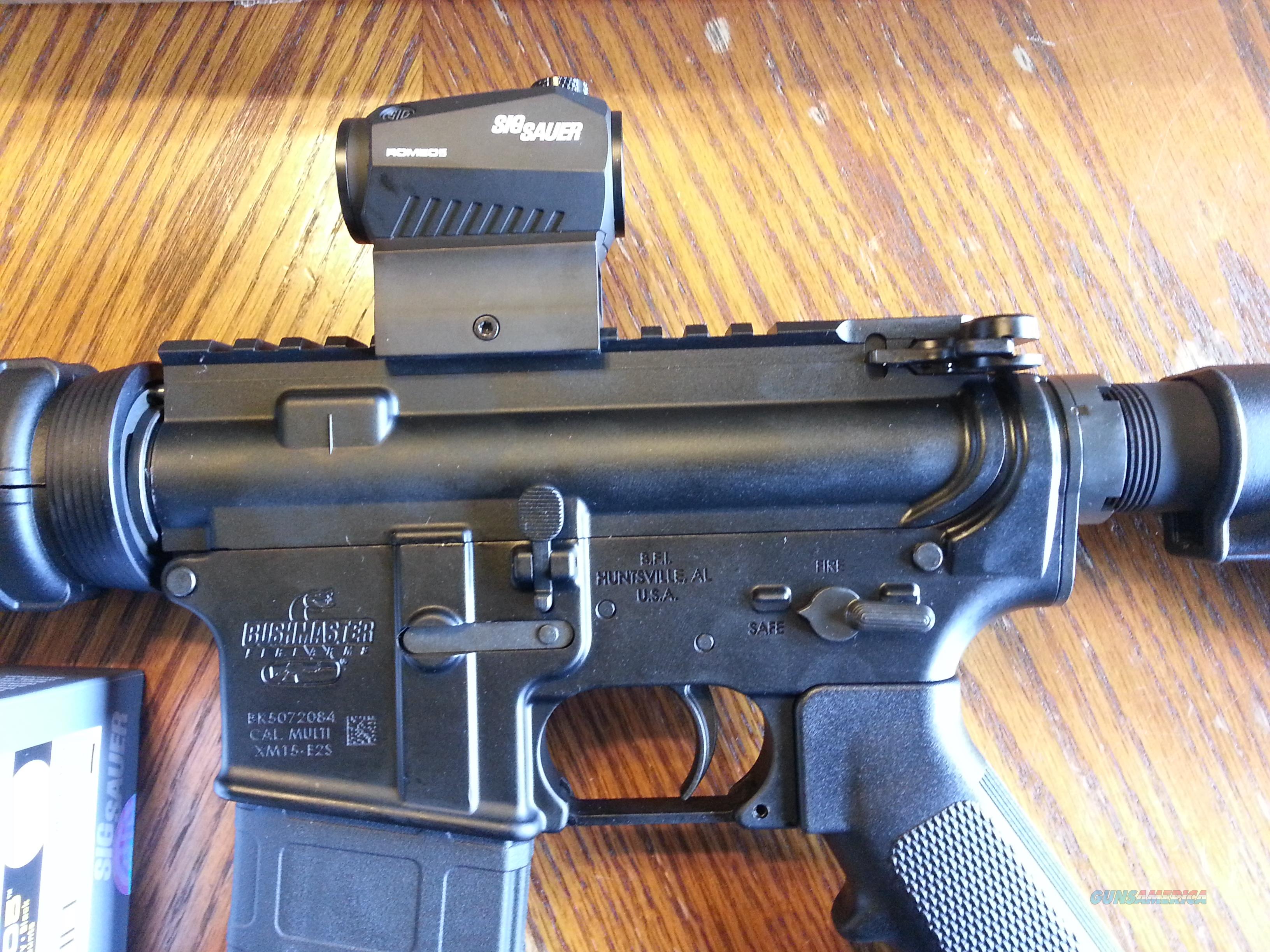 Bushmaster AR15 AR 15 XM 15 SIG SAUER ROMEO 5 R... for sale