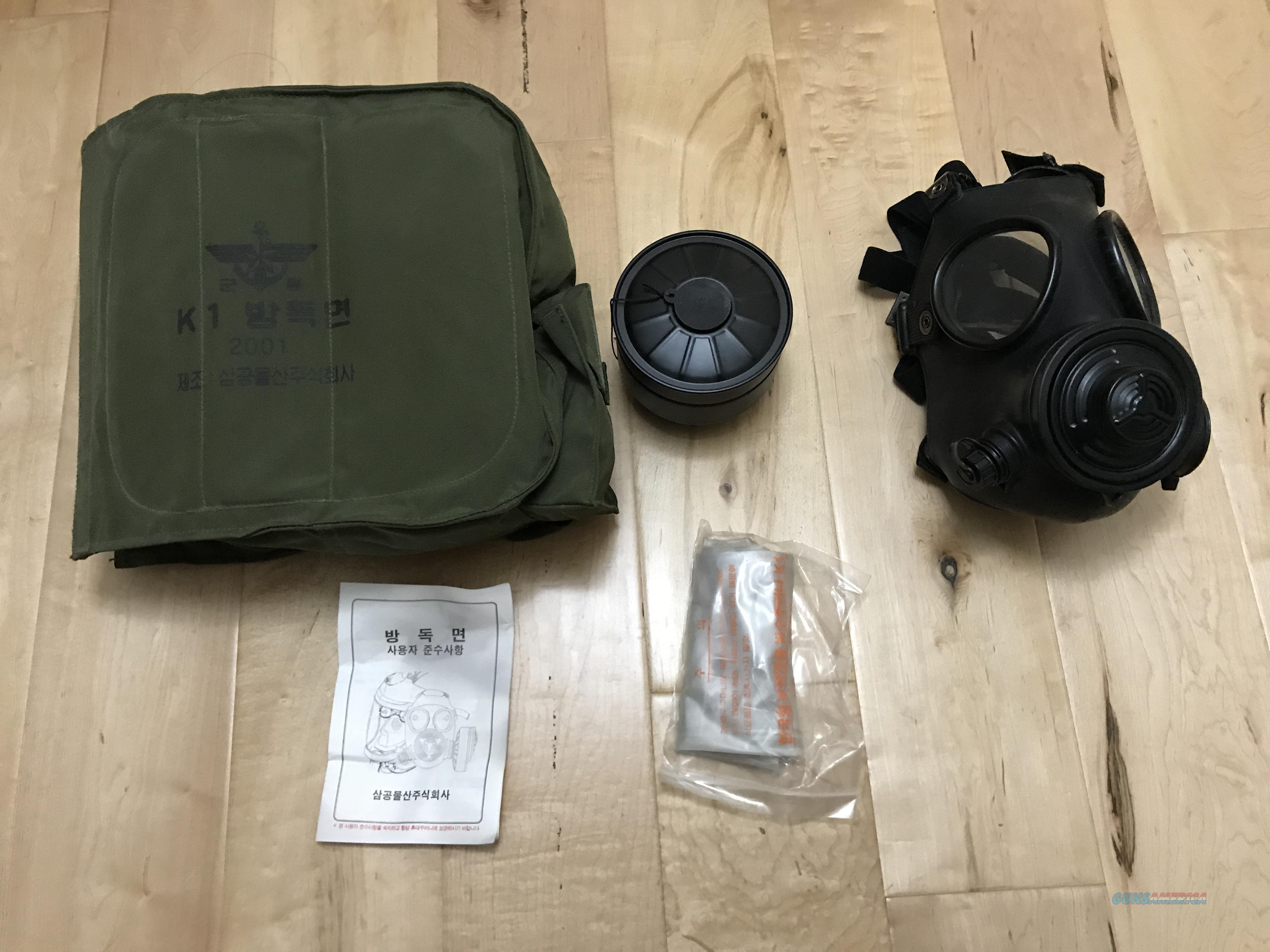 K1 Korean Military Surplus Gas Mask... for sale at
