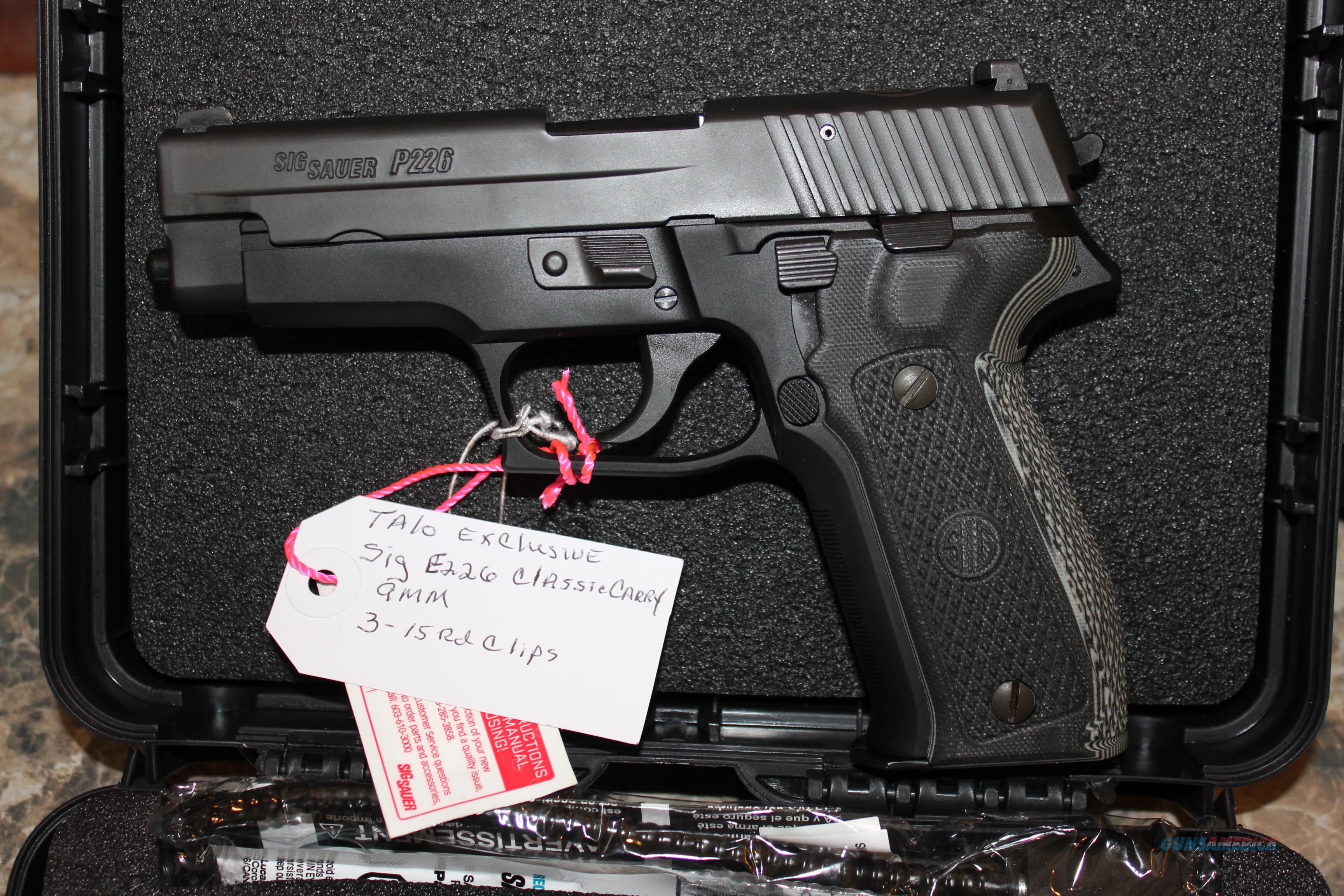 Sig P226 Classic Carry 9MM Classic for sale at