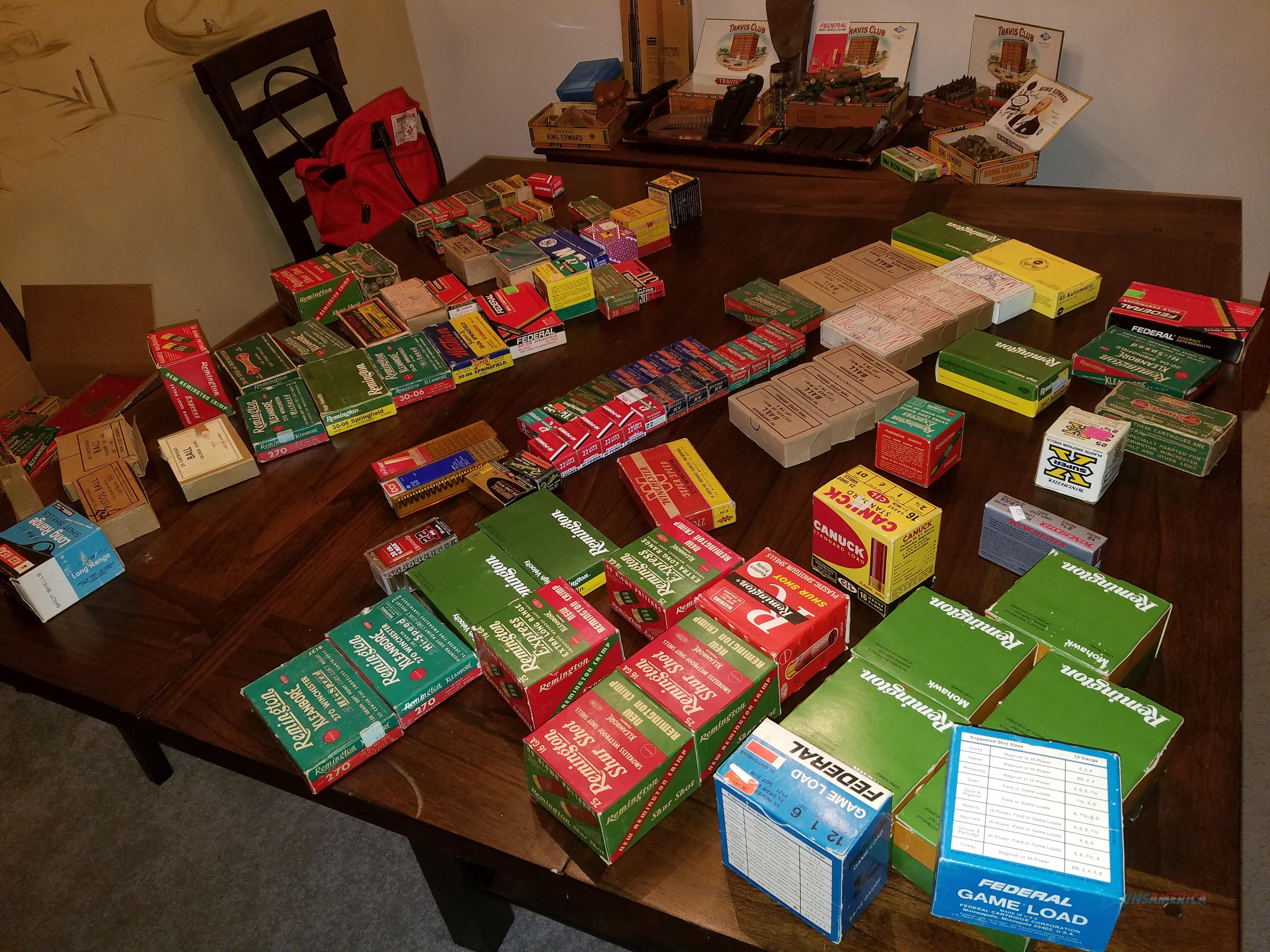 Vintage Ammunition Rare Ammo Lot for sale at