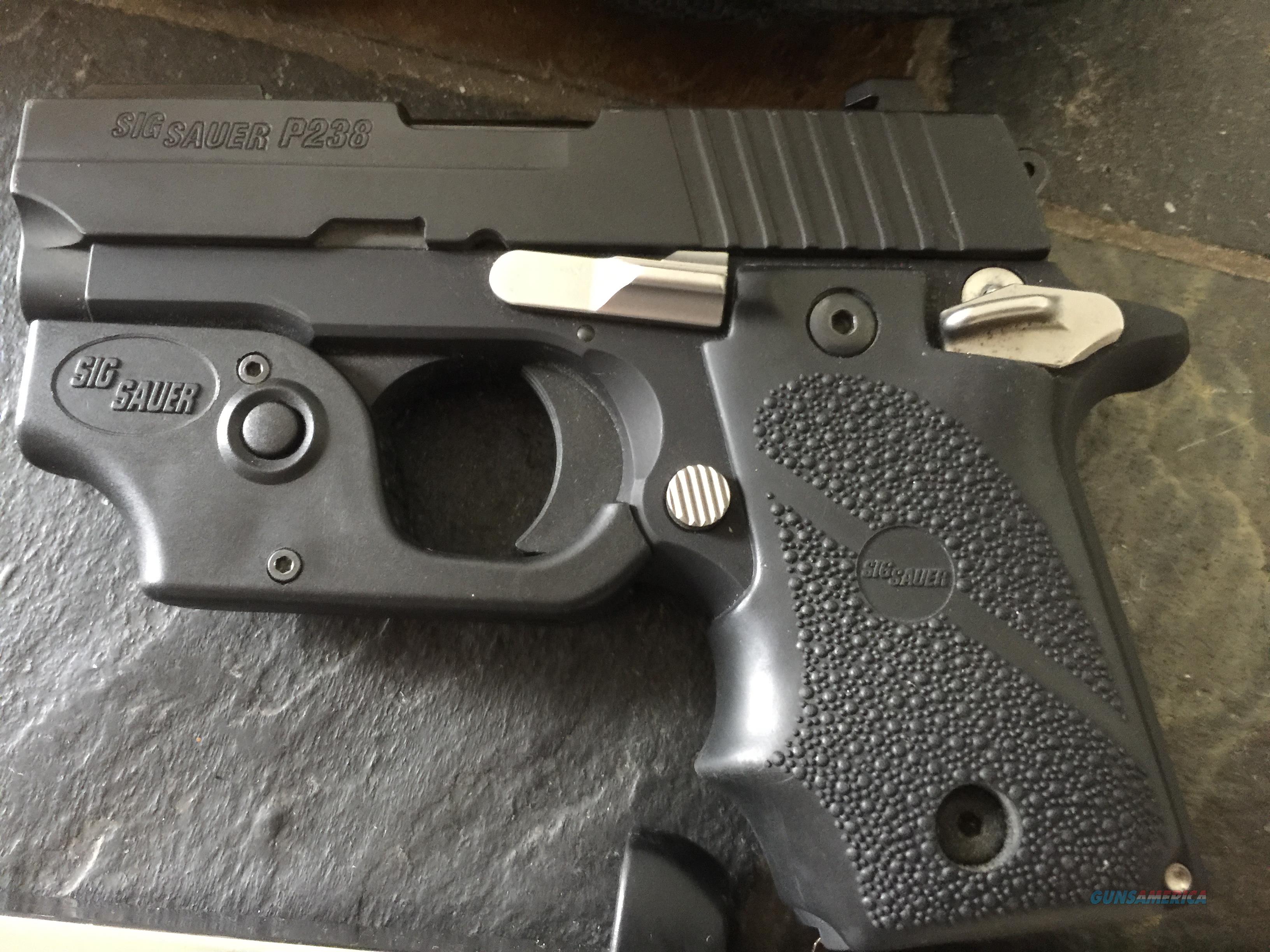 SIG SAUER P238 w/ CRIMSON LASER SIG... for sale at