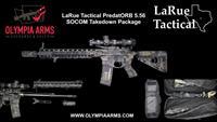LARUE TACTICAL PREDATOBR 5.56, SOCOM TAKEDOWN PACKAGE
