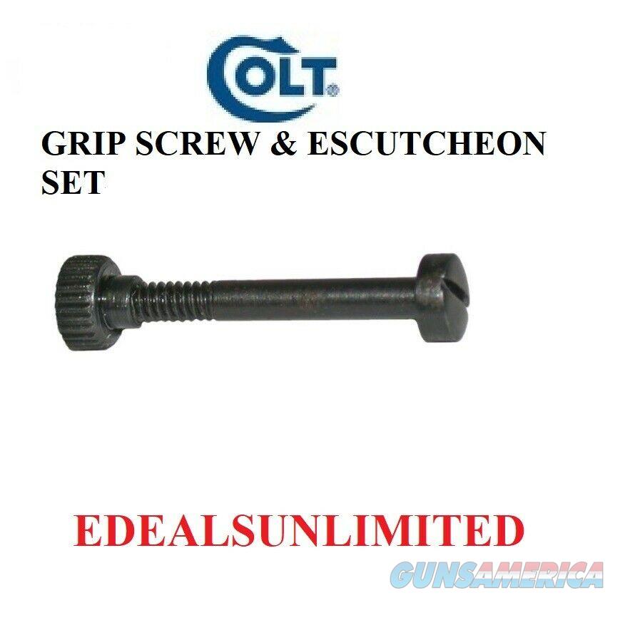 COLT GRIP SCREW & ESCUTCHEON SET for sale at 908307284
