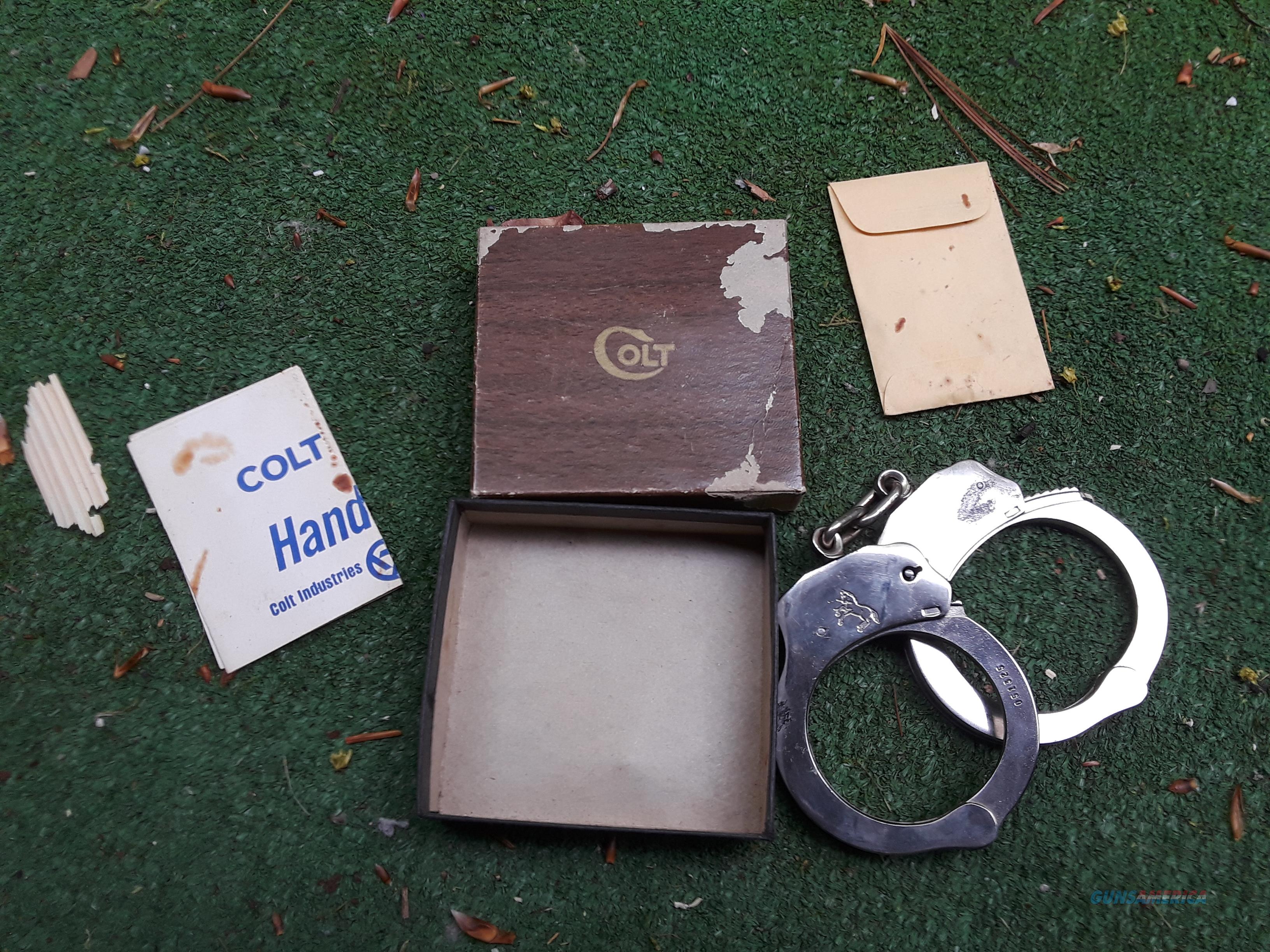 Colt Handcuffs with Box for sale at 917861673