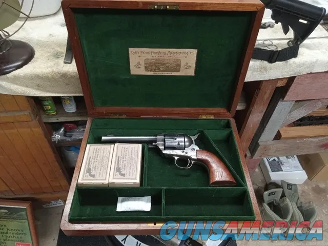 Colt 1885 SAA 45LC U.S. Stamped with Colt Certificate & Display Case