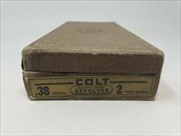 Colt Detective Special 38 Special 2 Inch Revolver Factory Box