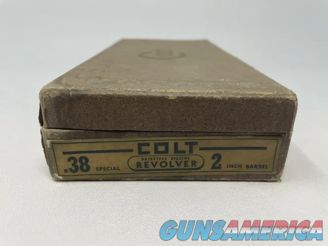 Colt Detective Special 38 Special 2 Inch Revolver Factory Box