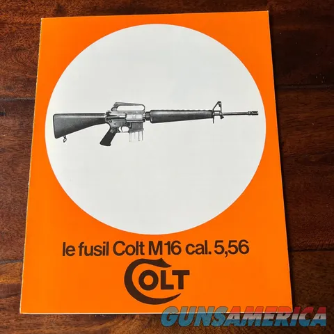 Colt Rifle Brochure in French Tri Fold