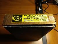Colt Detective 38 Special Revolver Box & Insert 