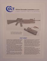 Colt M203 40mm Grenade Launcher Fact Sheet Advertisement Specifications Feature 
