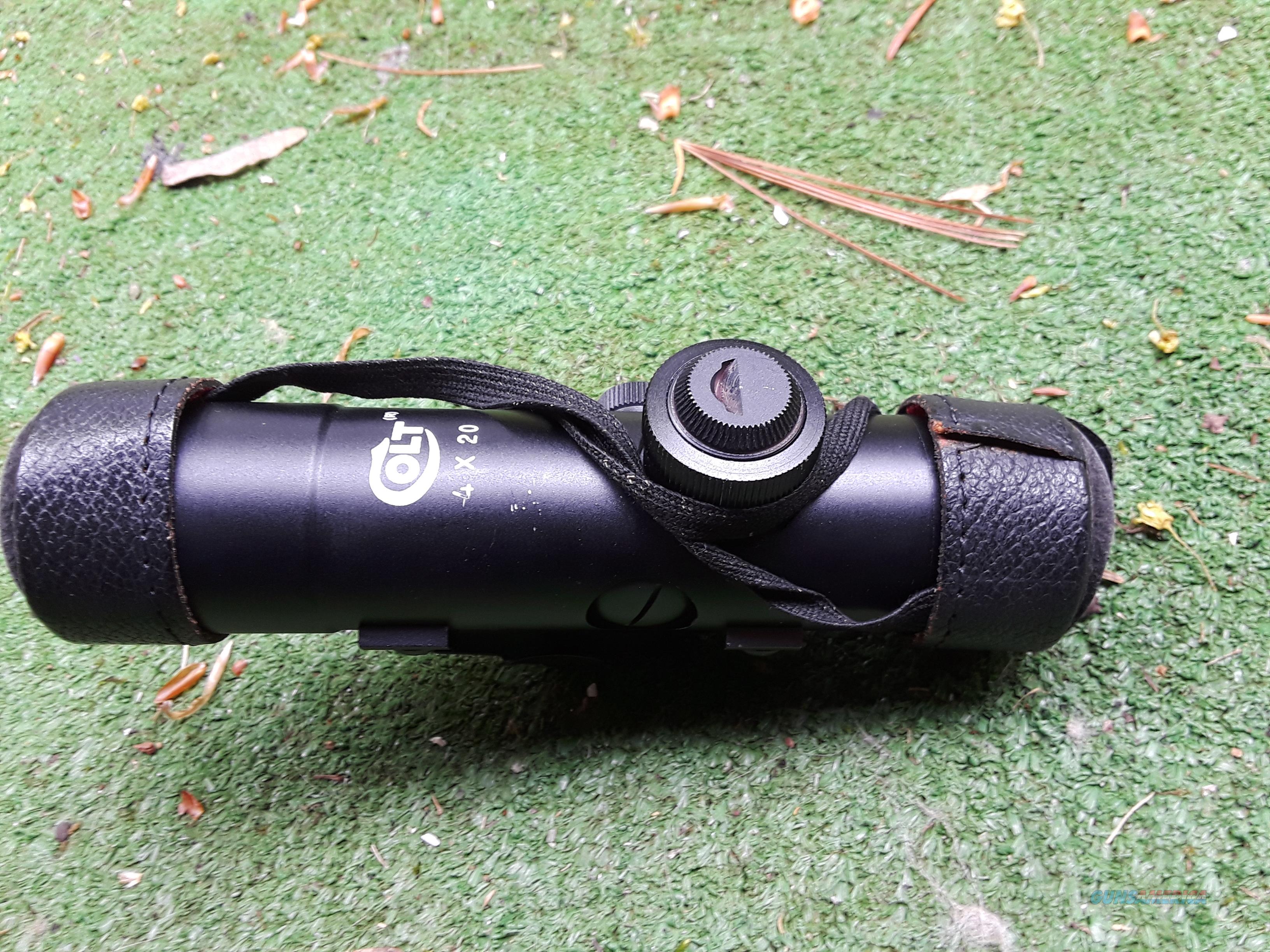 Colt 4x20 Handle Scope with Lens Covers for sale