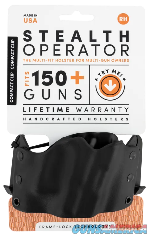 Stealth Operator Compact, Sop H60221 Clip Holster Compact Rh Blk